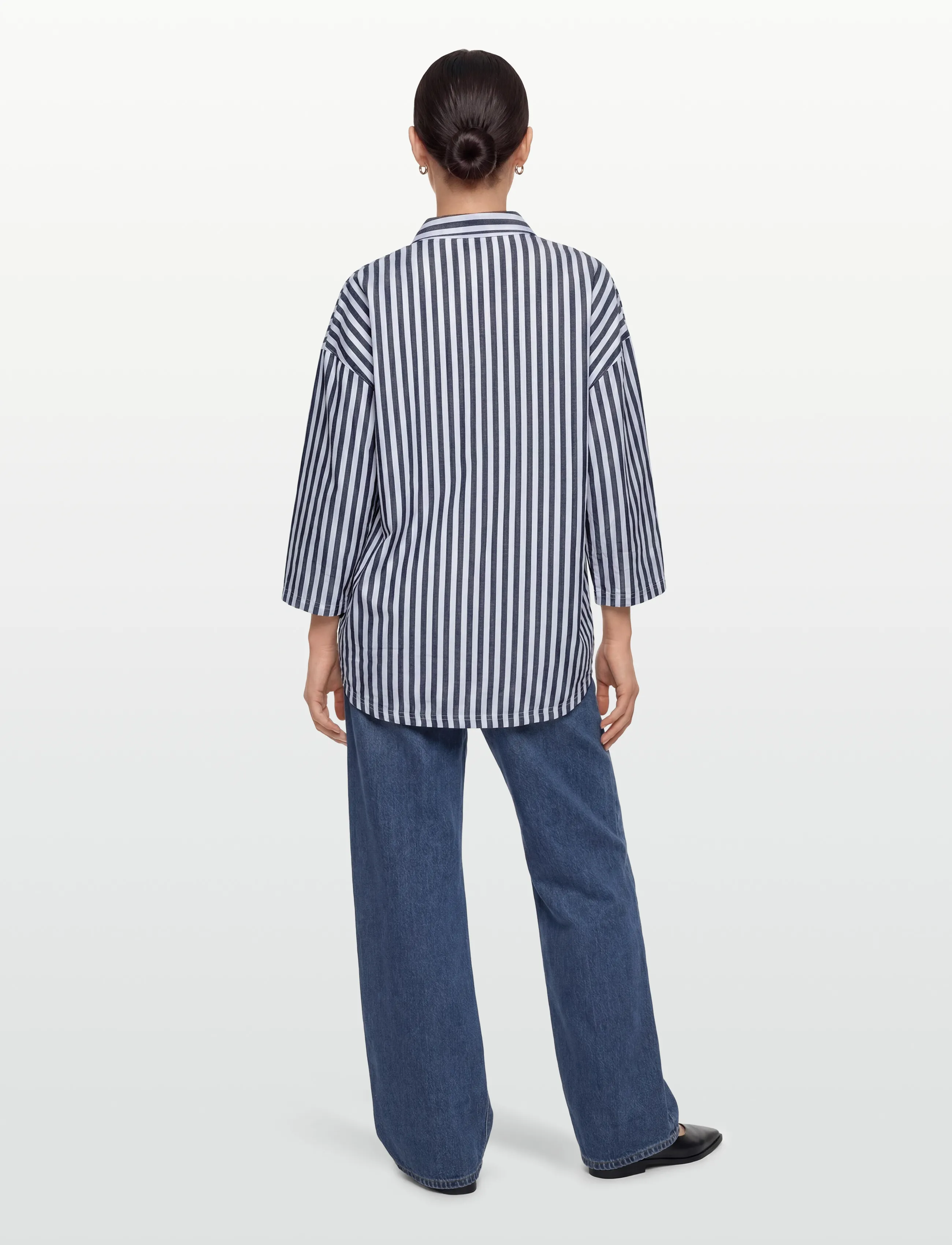 American Vintage - VEXTOWN - langærmede skjorter - ink stripes - 4