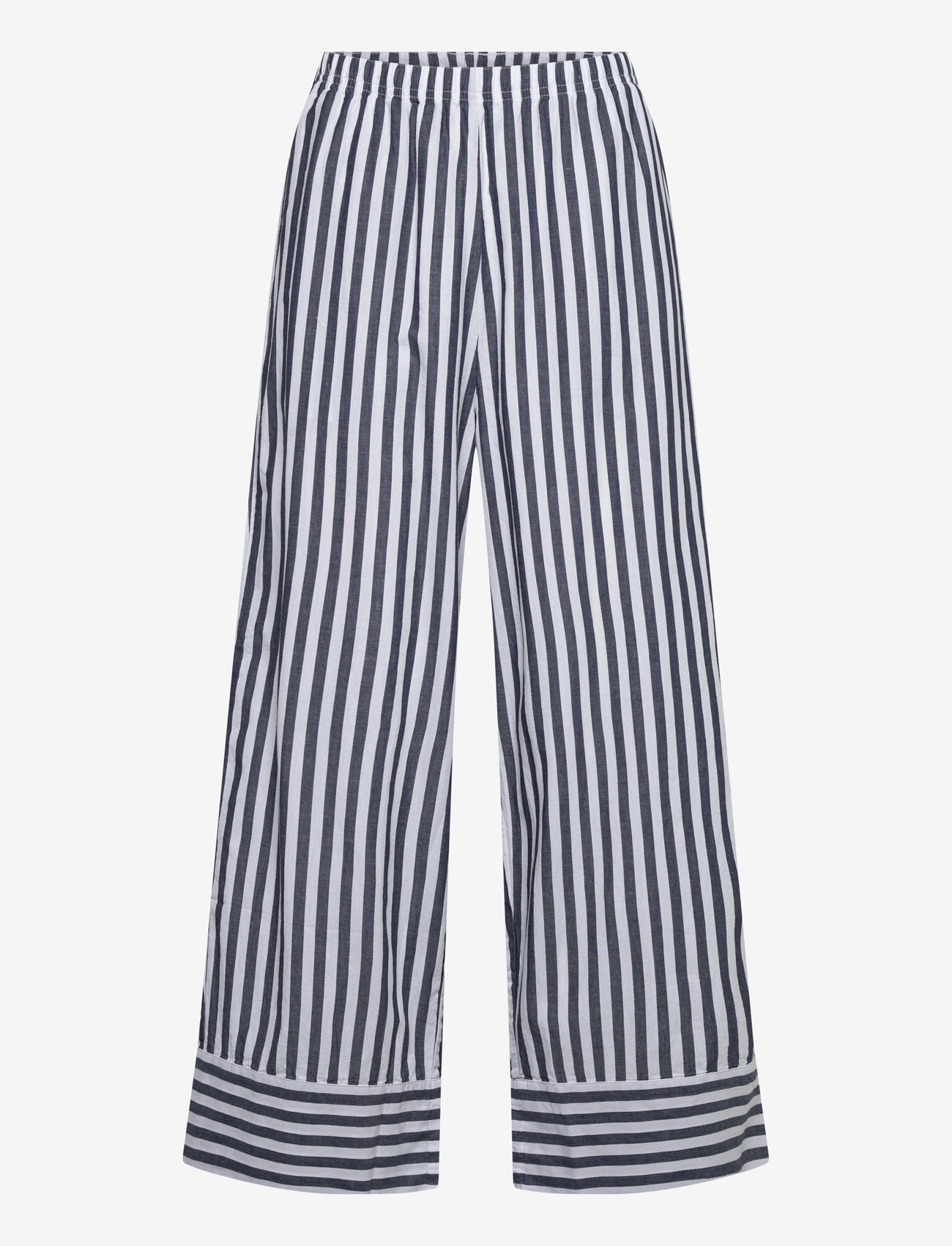 American Vintage - VEXTOWN - bukser med brede ben - ink stripes - 0