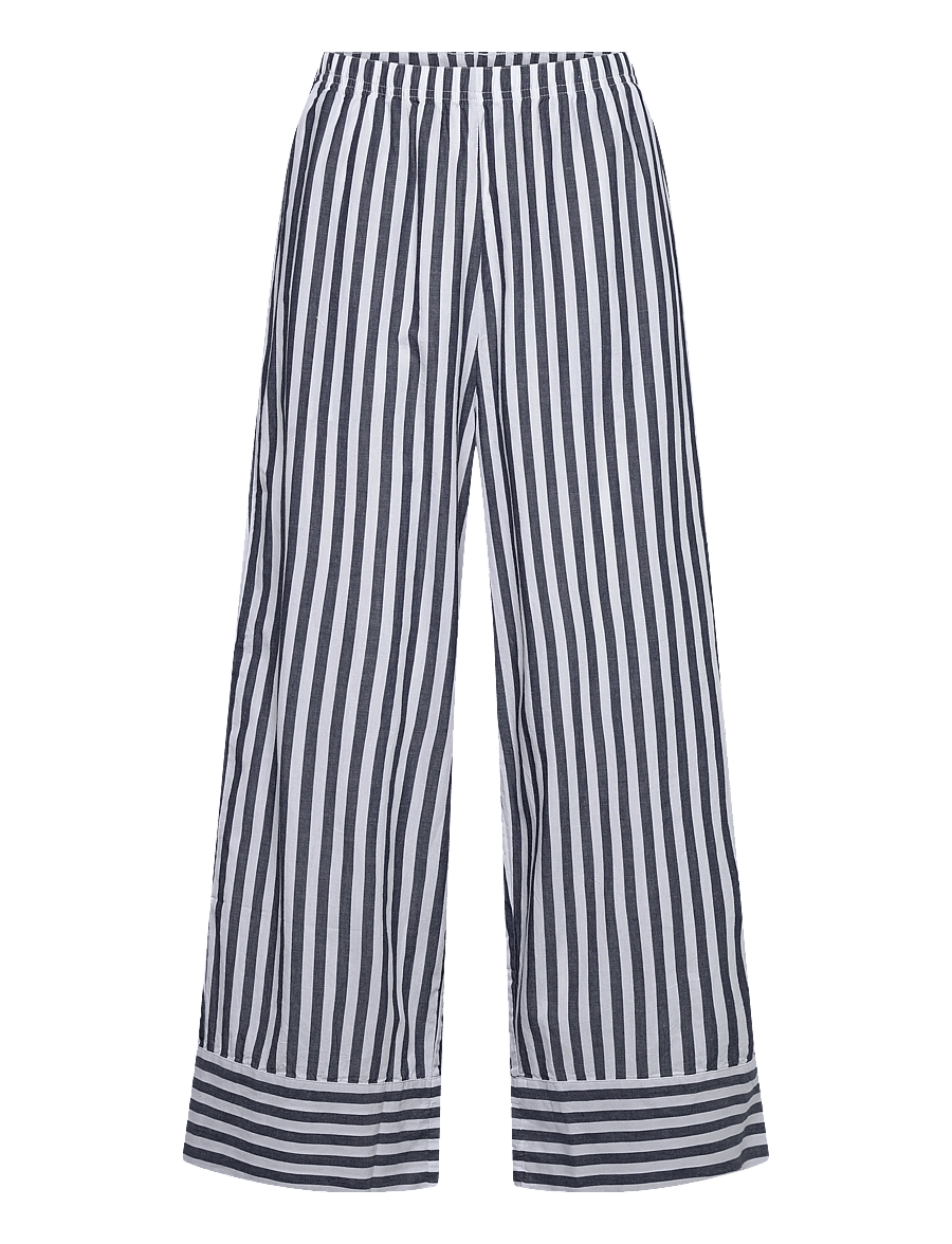 American Vintage - VEXTOWN - hosen mit weitem bein - ink stripes - 0