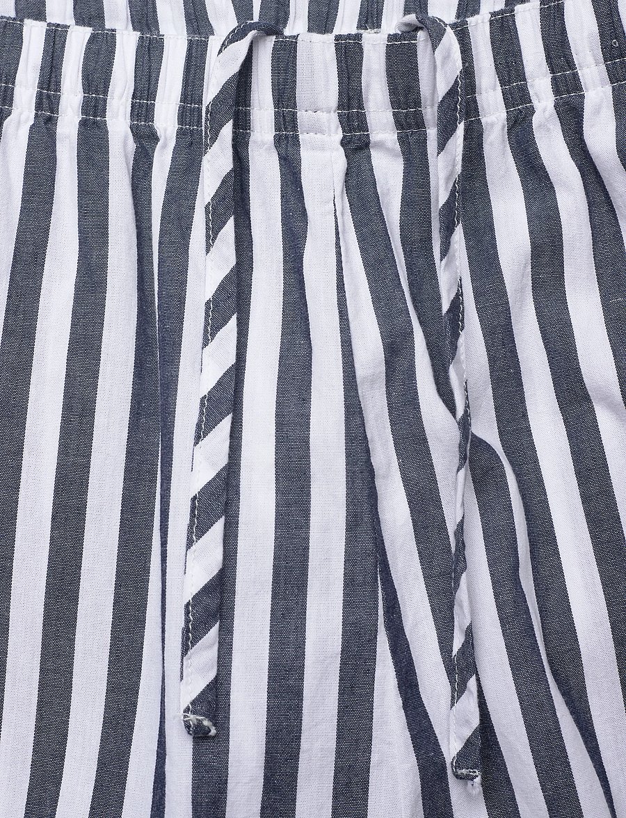 American Vintage - VEXTOWN - hosen mit weitem bein - ink stripes - 3