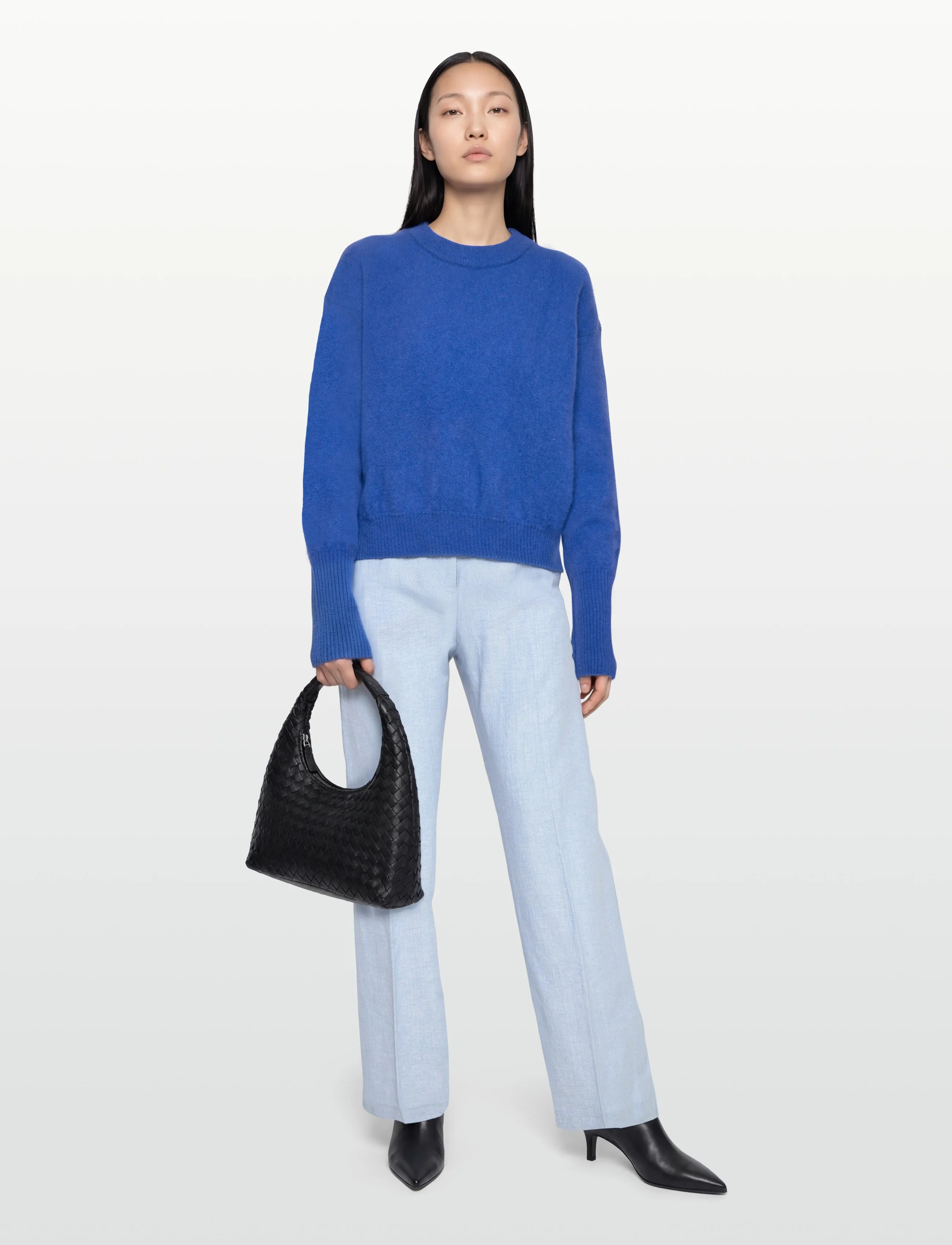 American Vintage Vitow, S, Knitwear, Blau - Jumpers, Frauen