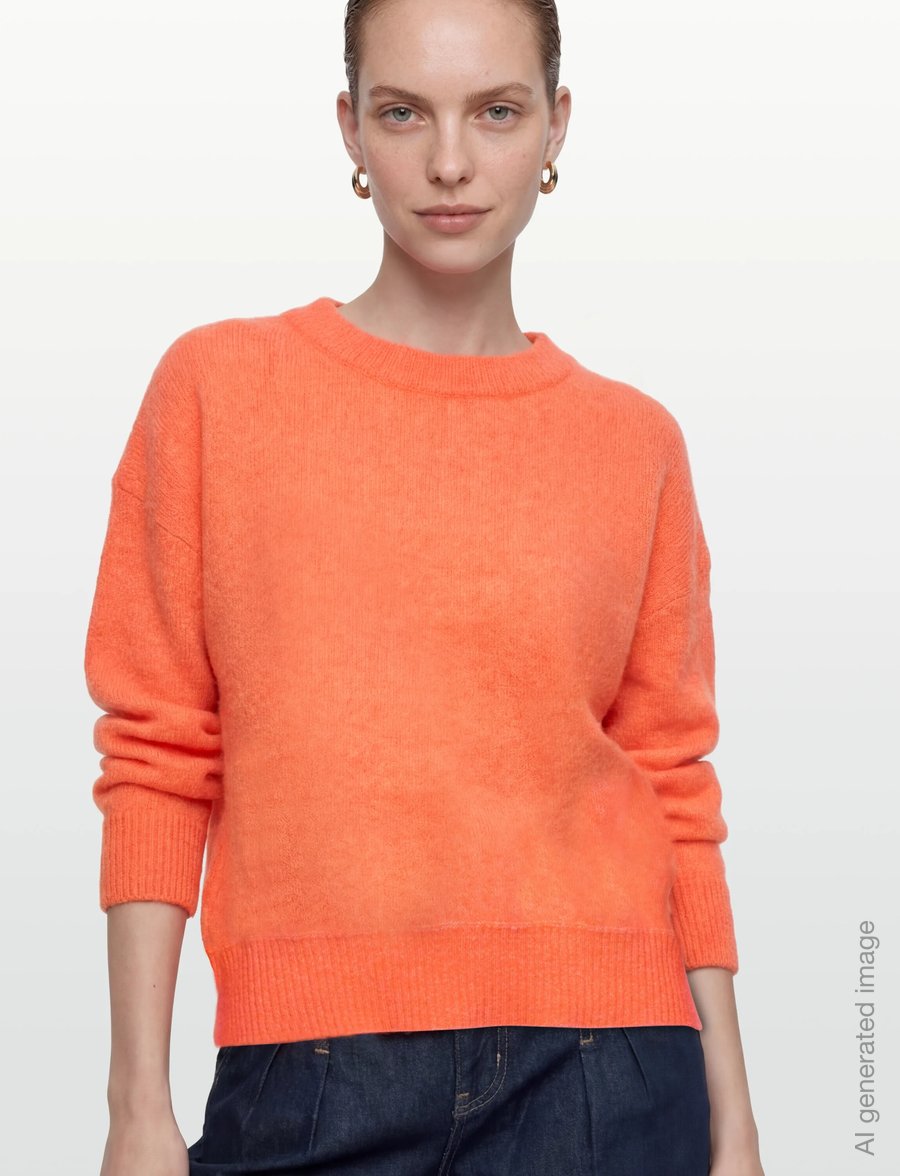 American Vintage - VITOW - jumpers - saumon chine - 3