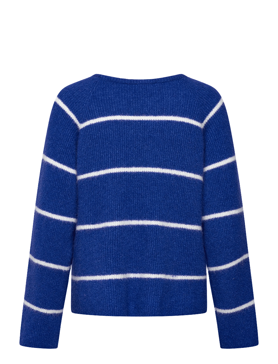 American Vintage - VITOW - pullover - royal blue, white stripes - 1