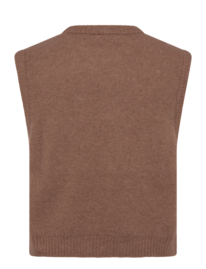 American Vintage - VITOW - gestrickte westen - chocolat chine - 1