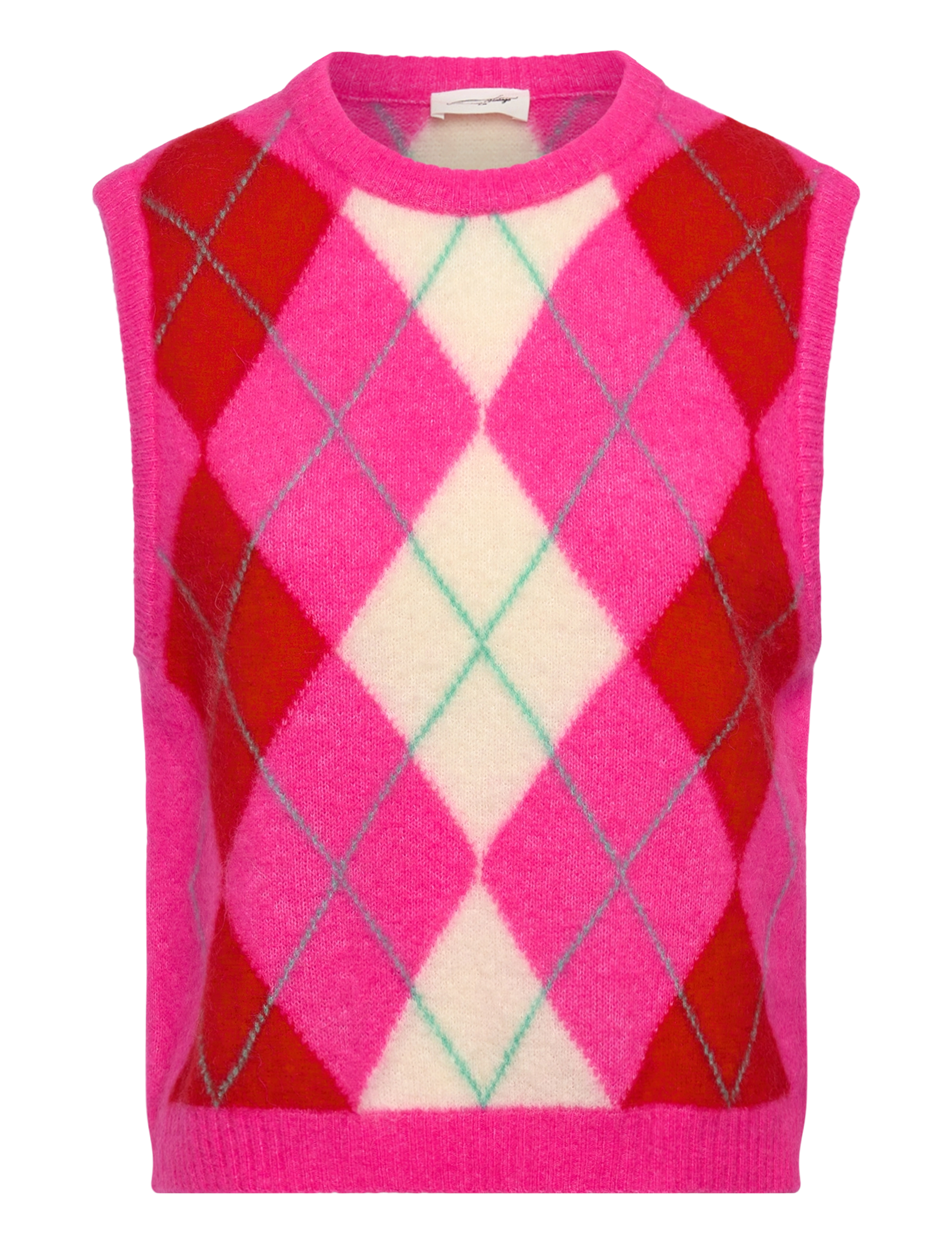 American Vintage Vitow, S, Pink, Veste > Strikkede Veste, Dame