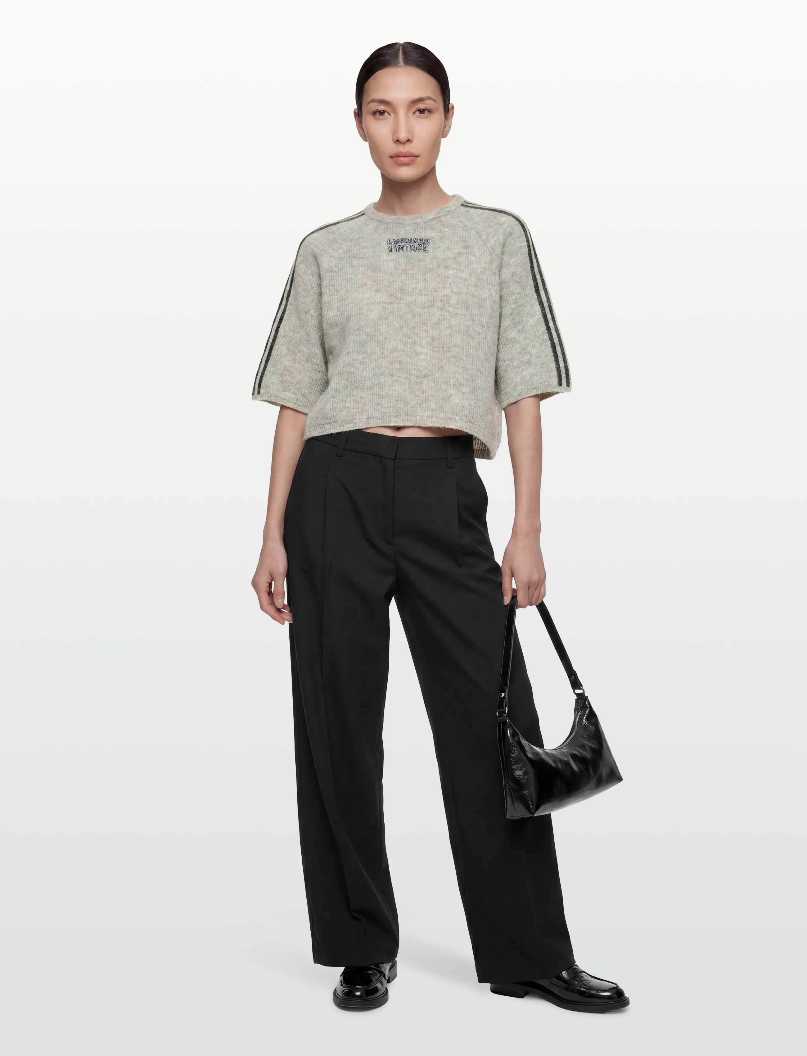 American Vintage Vitow, M, Grey, Strik > Trøjer, Dame