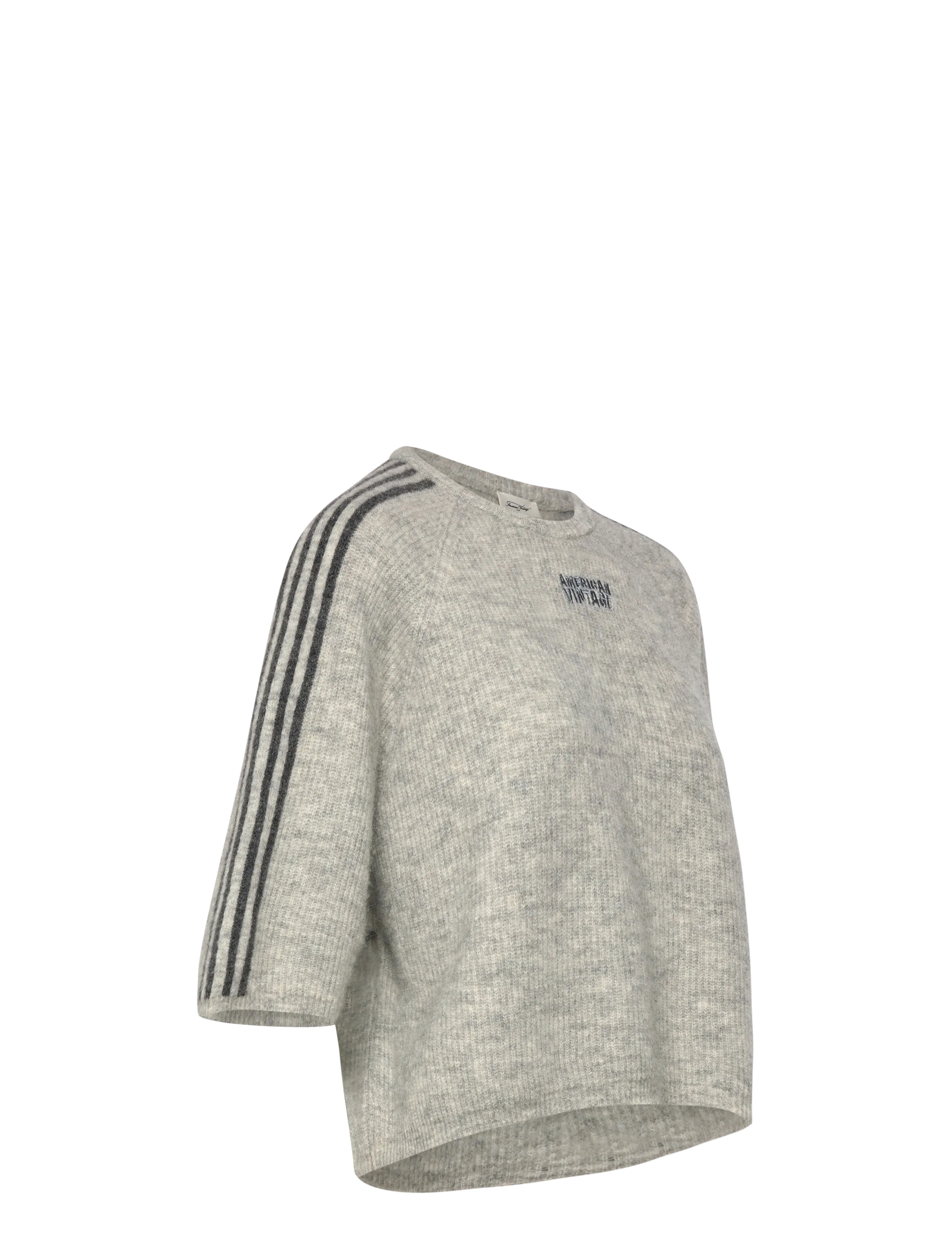 American Vintage - VITOW - strikkegensere - gris clair chine - 4