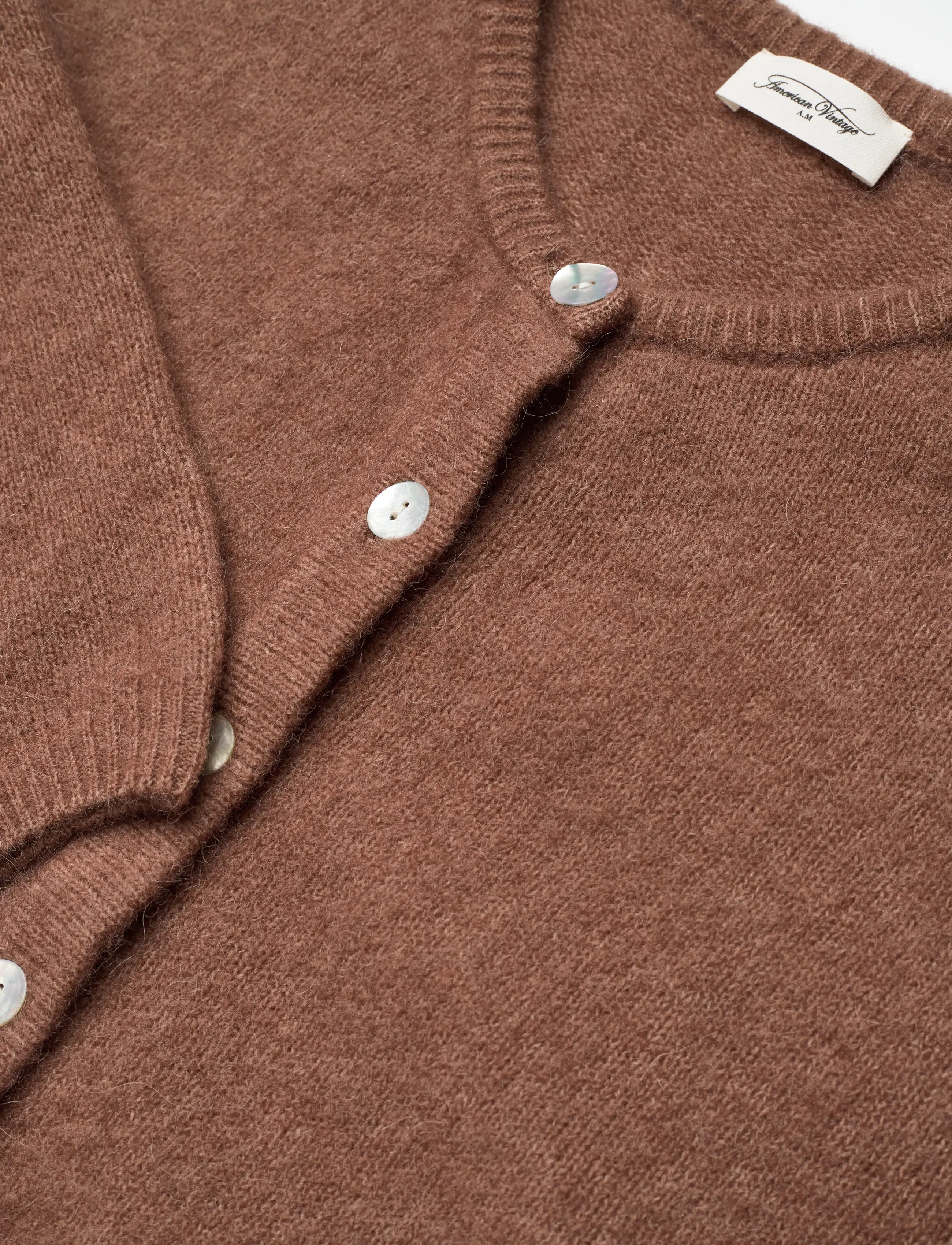 American Vintage - VITOW - cardigans - chocolat chine - 5