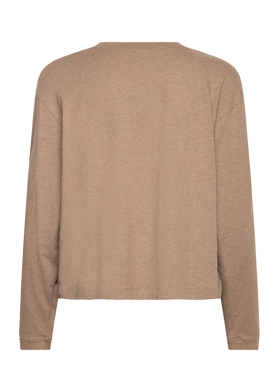 American Vintage - YPAWOOD - langärmlige tops - macchiato chine - 2