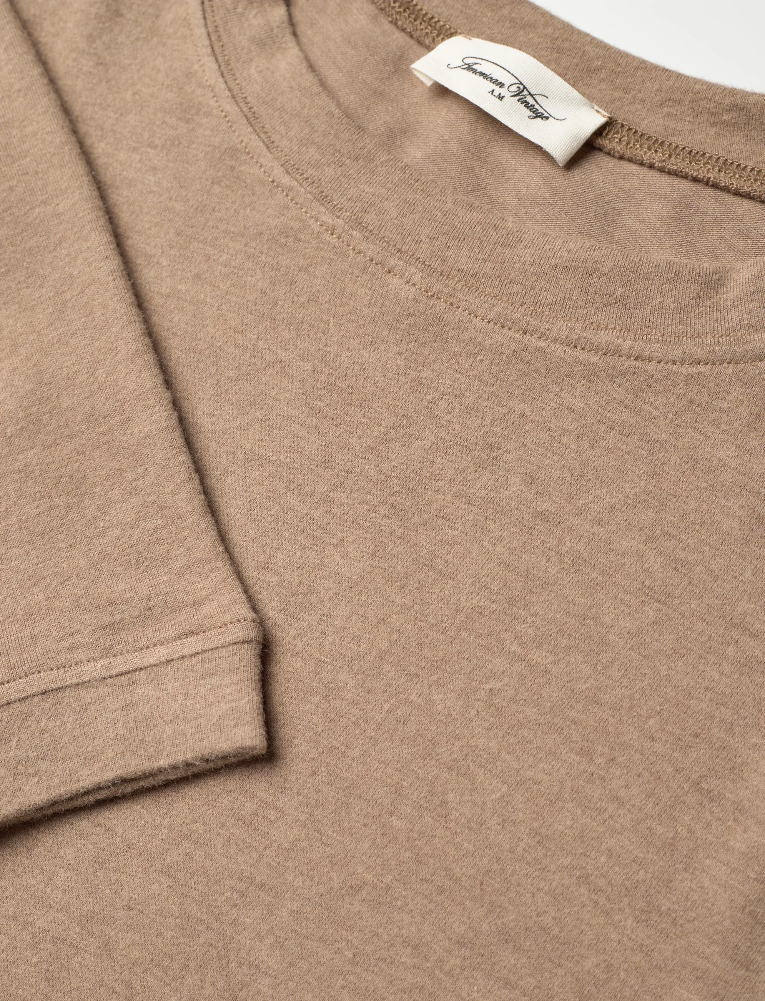 American Vintage - YPAWOOD - long-sleeved tops - macchiato chine - 5