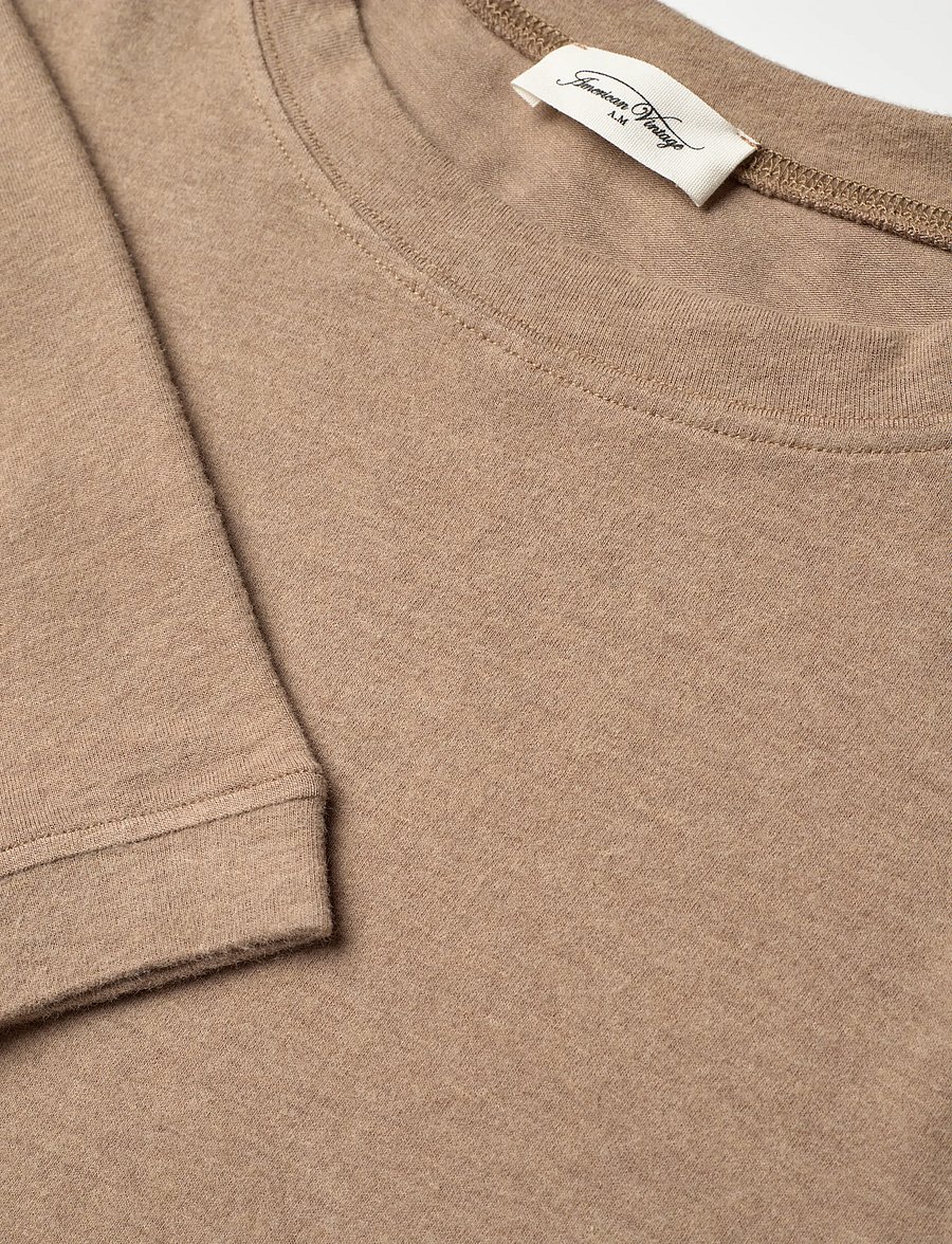 American Vintage - YPAWOOD - langärmlige tops - macchiato chine - 5
