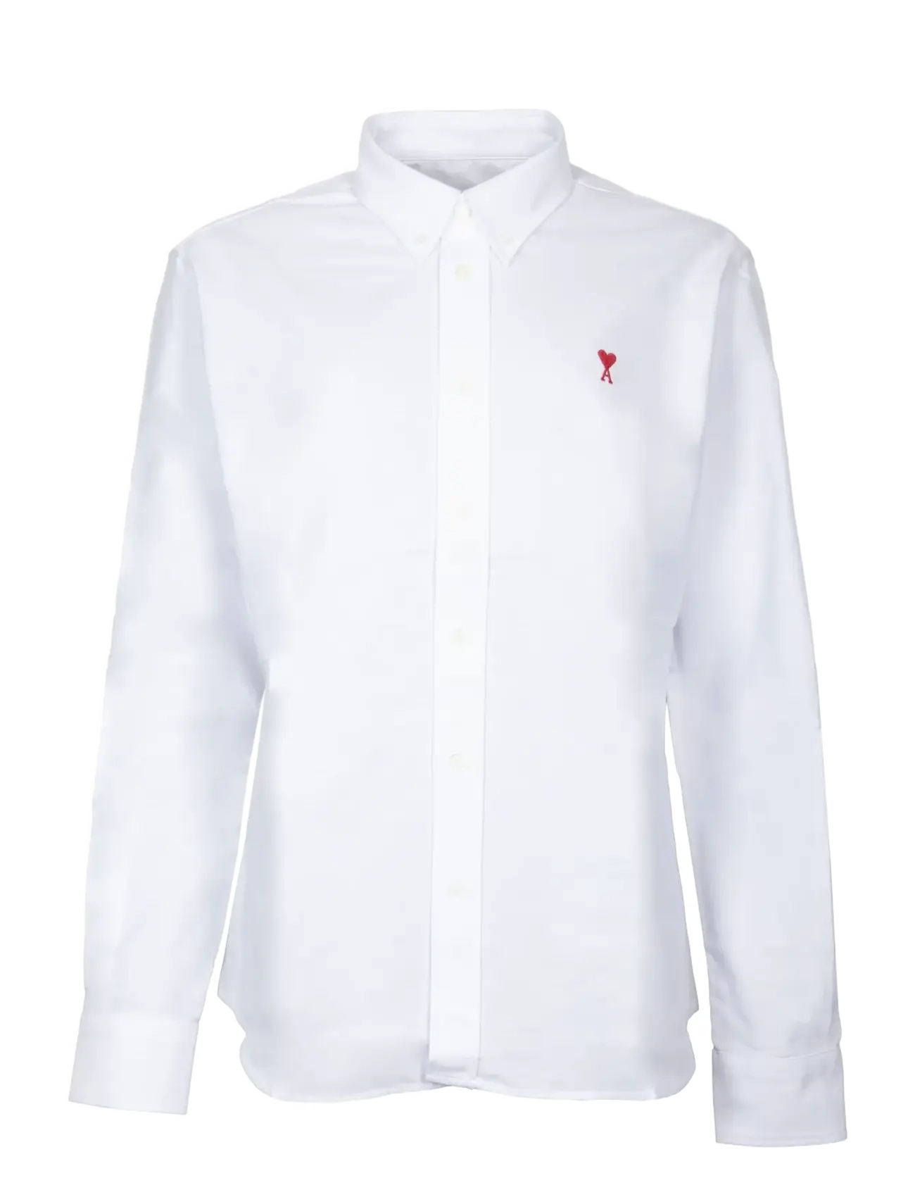 AMI - Oxford Shirt Classic Fit - kostymskjortor - white - 0