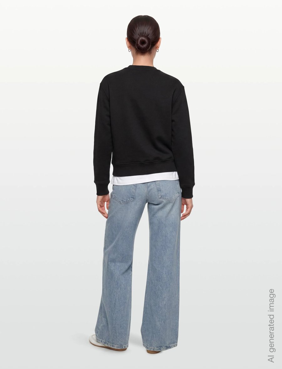 AMI - Ami De Coeur Sweatshirt - sweatshirts - black - 4