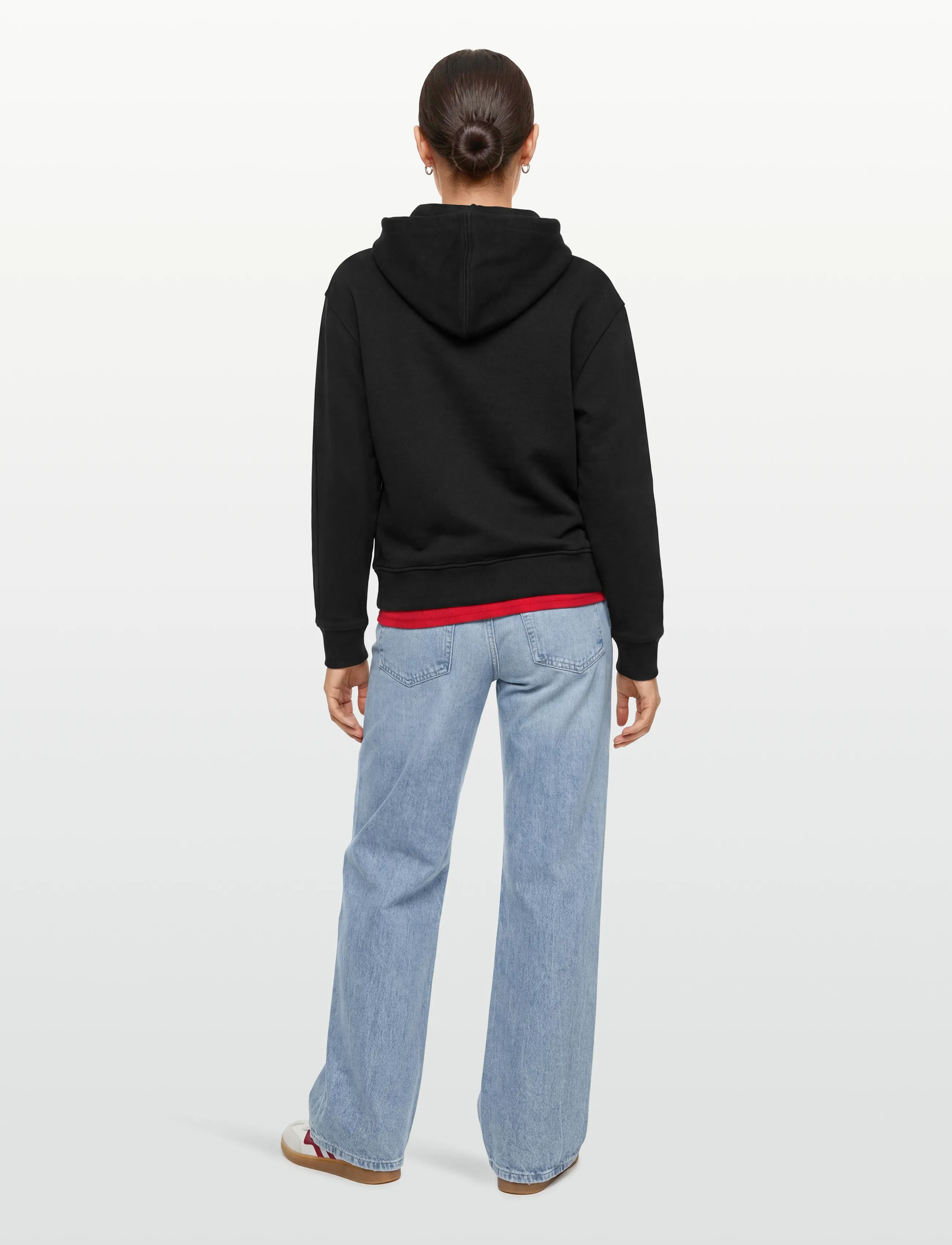 AMI - Ami De Coeur Hoodie - hættetrøjer - black - 4