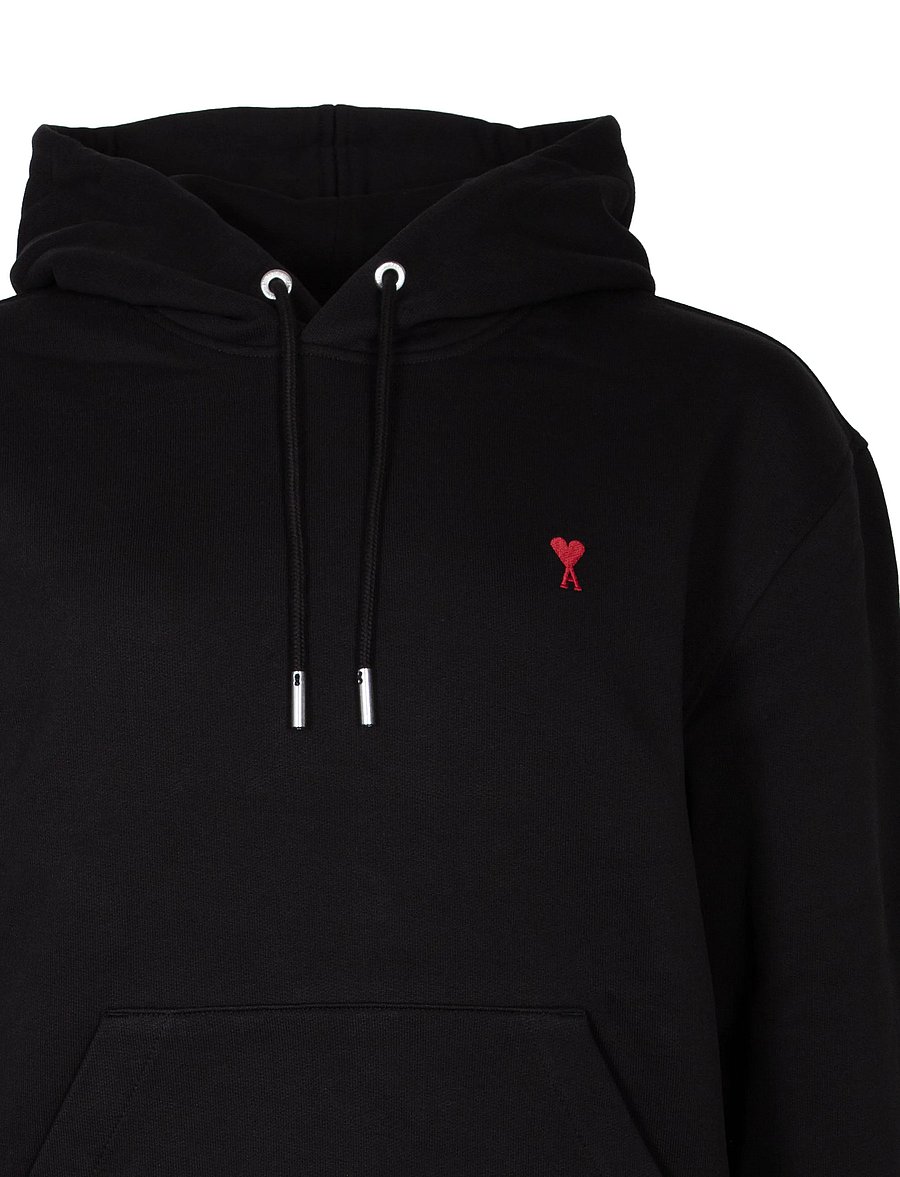 AMI - Ami De Coeur Hoodie - hoodies - black - 5