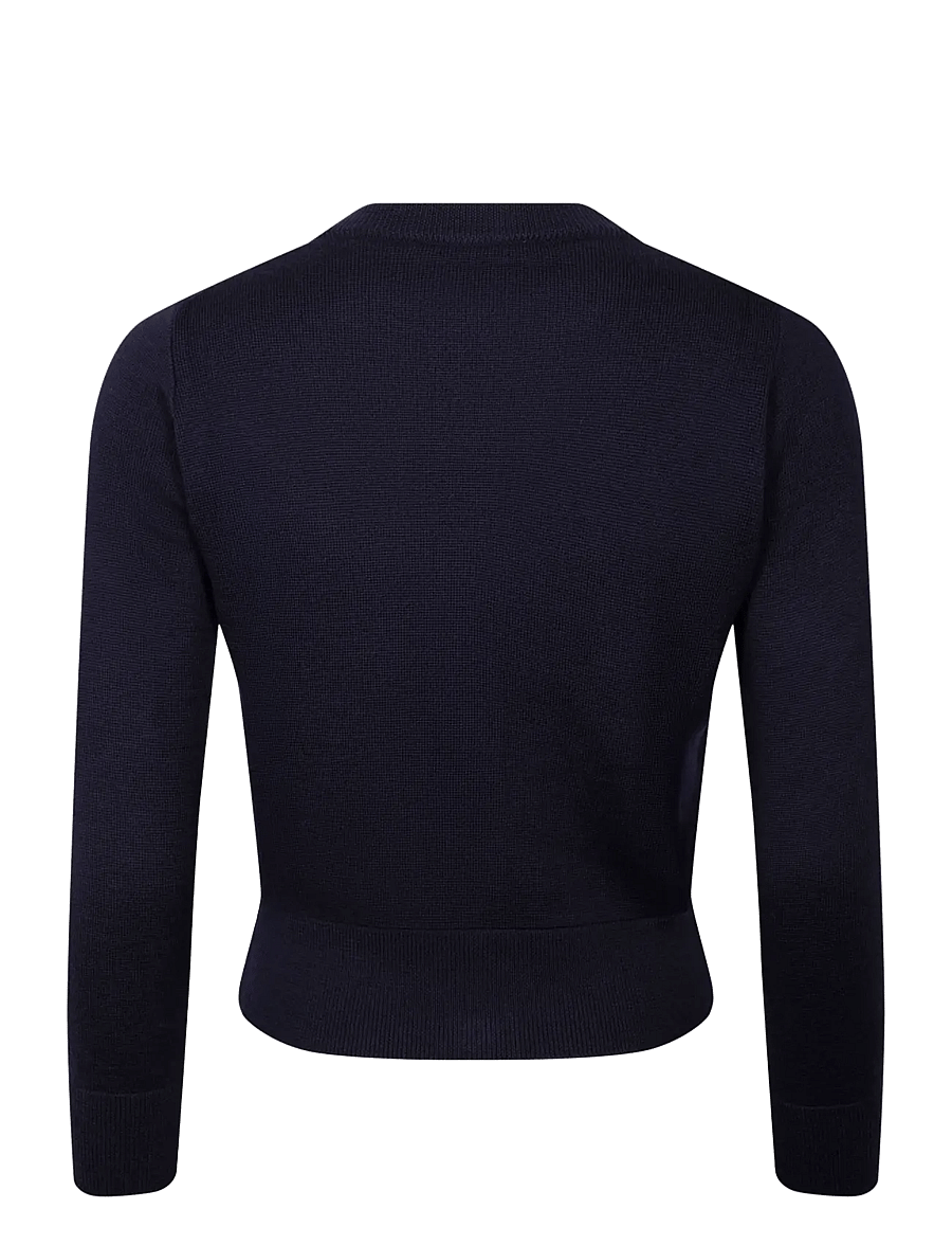 AMI - Ami De Coeur Cardigan - strickjacken - black - 1