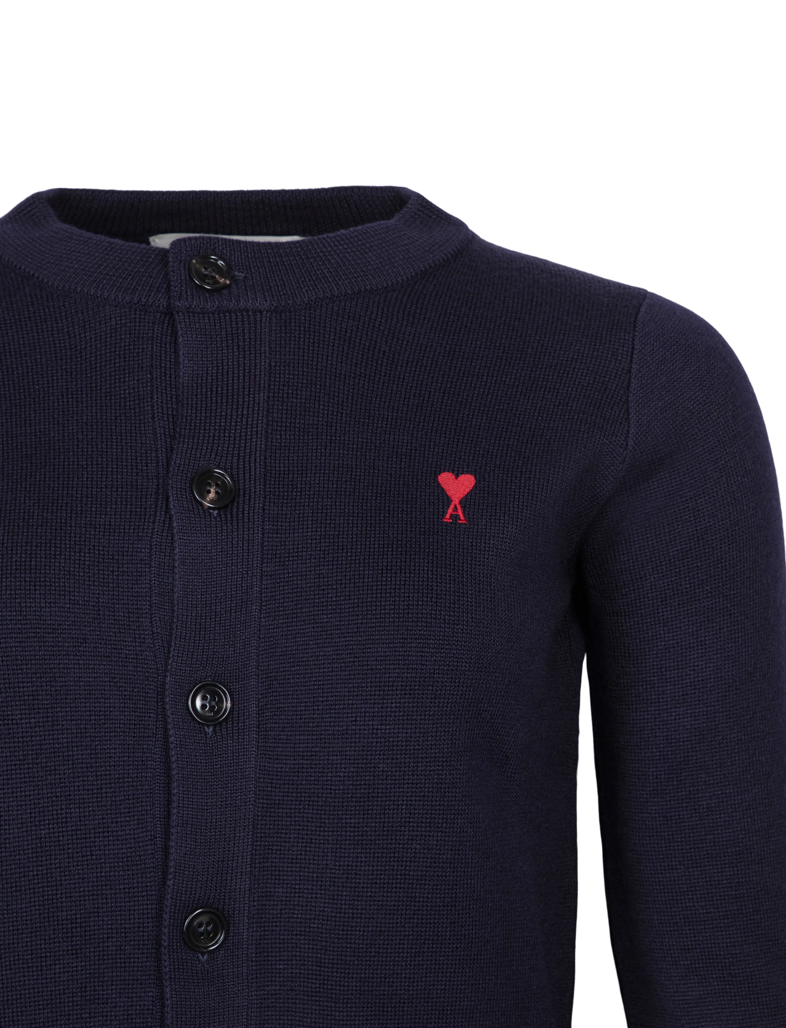 AMI - Ami De Coeur Cardigan - strickjacken - black - 2