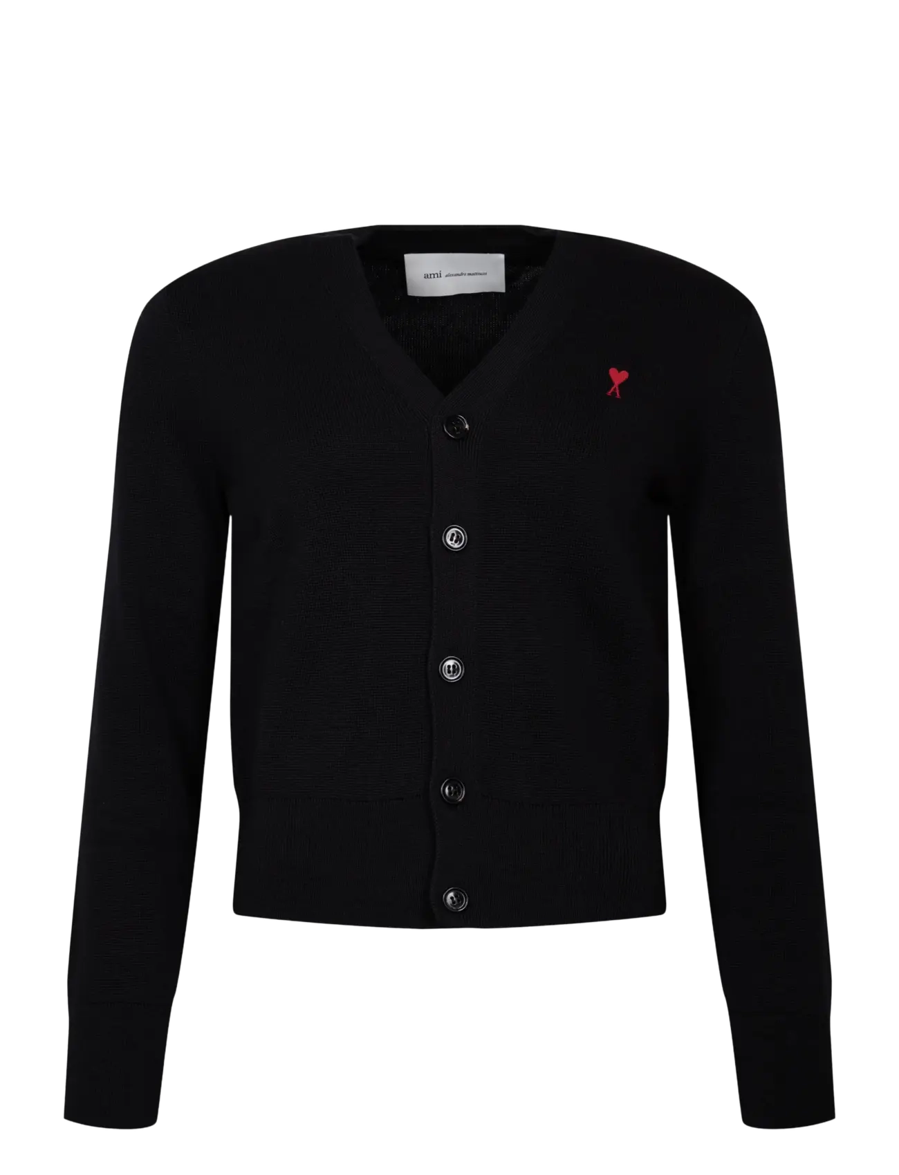 AMI Ami De Coeur Cardigan - Strickjacken - BLACK / black
