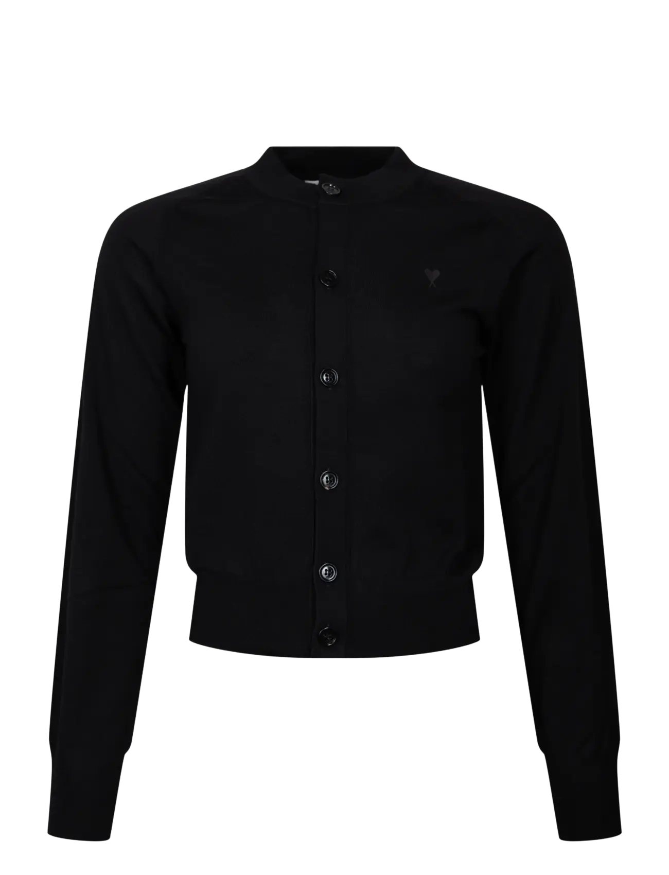 AMI Ami De Coeur Cardigan - Strickjacken - BLACK / black