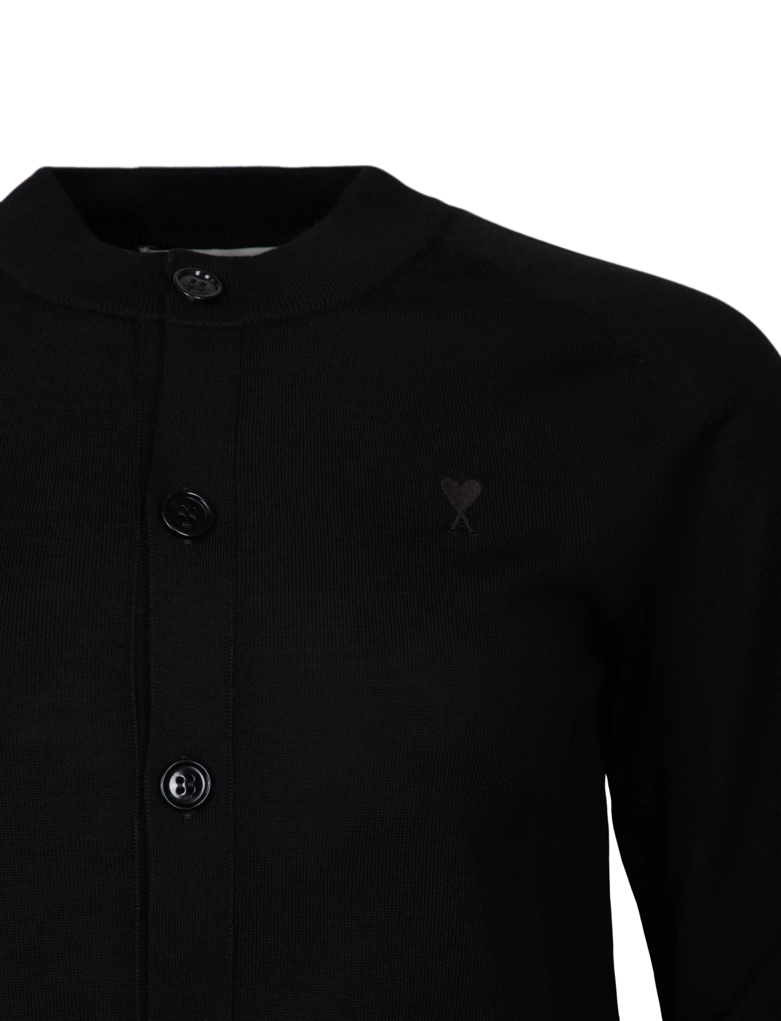 AMI - Ami De Coeur Cardigan - strickjacken - black - 2
