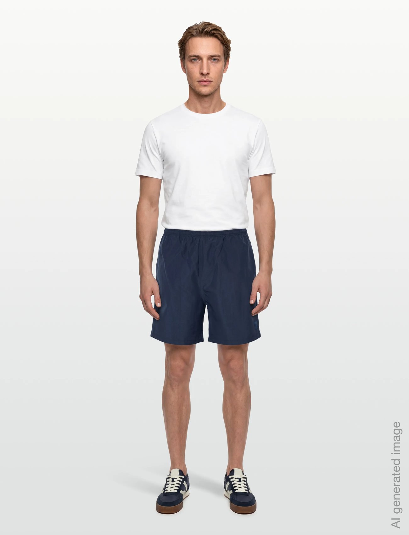 Long Plain Swimshorts