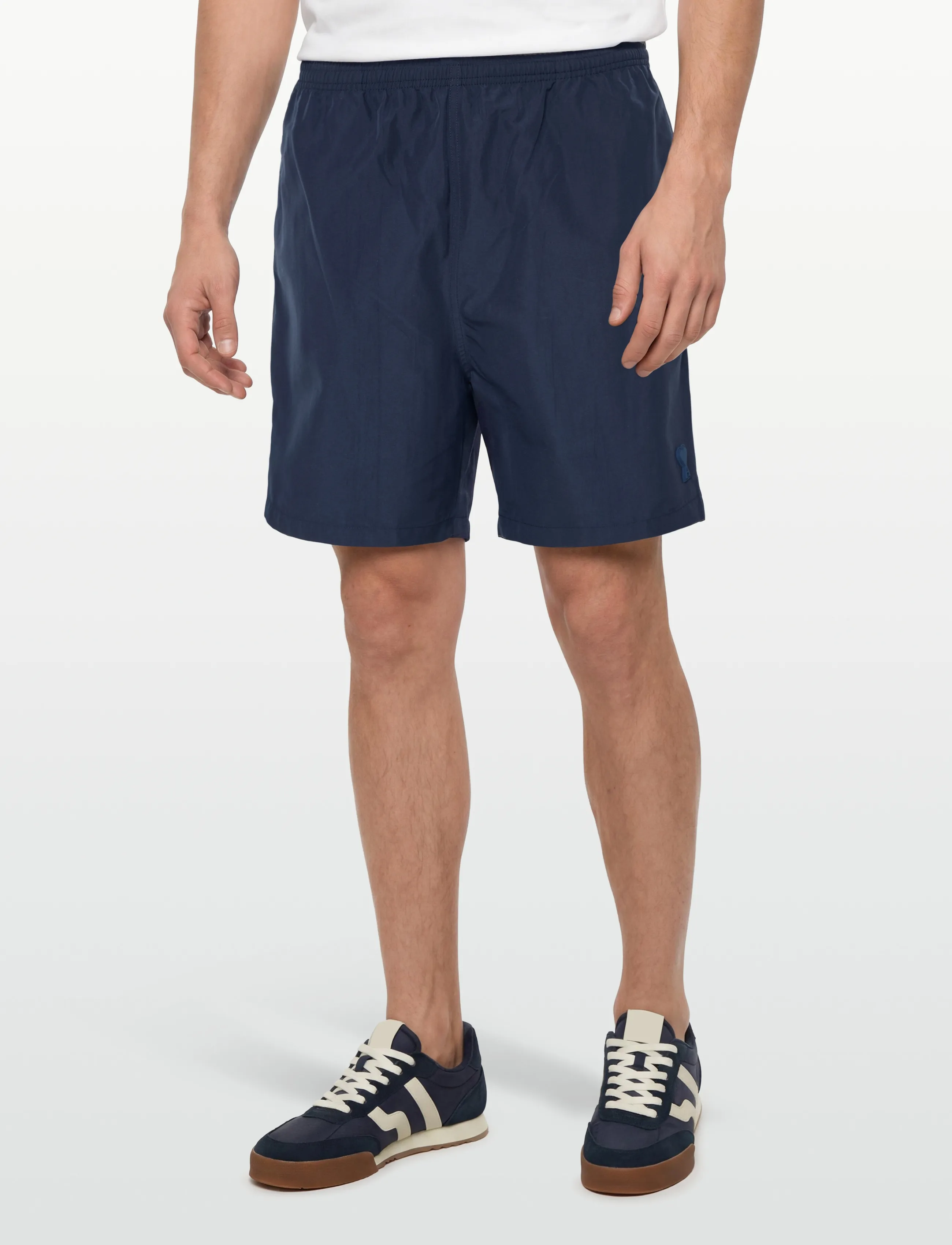 AMI - Long Plain Swimshorts - peldšorti - blue - 3