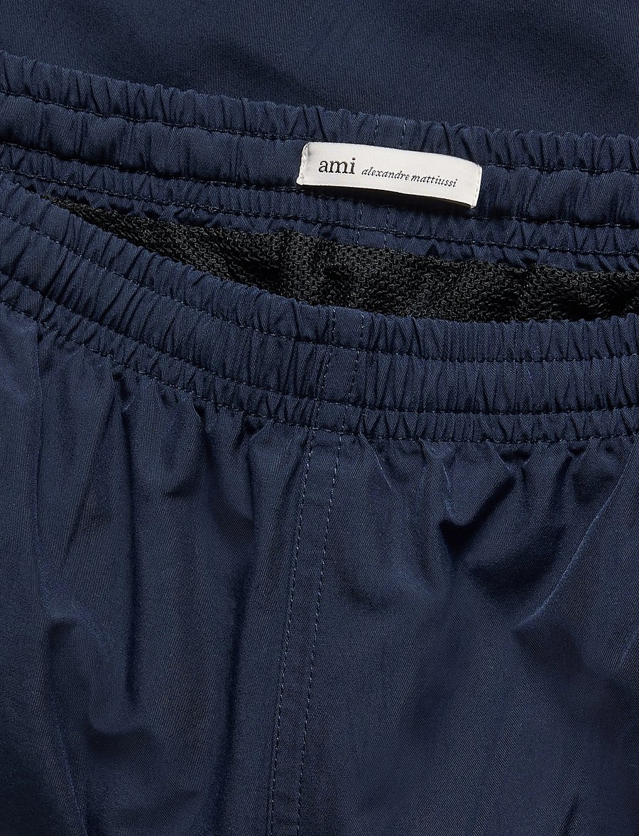 AMI - Long Plain Swimshorts - badehose - blue - 2