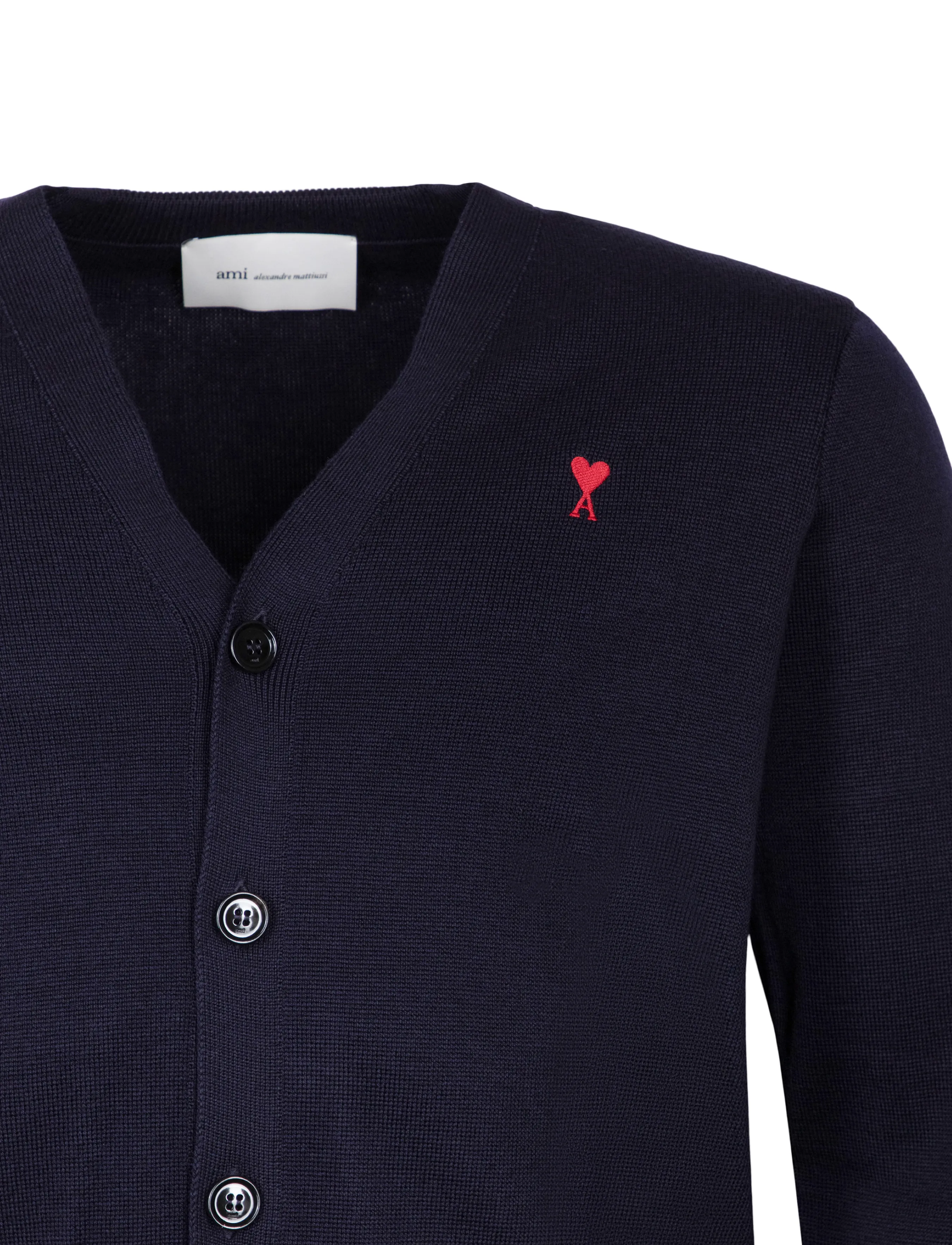 AMI - Ami De Coeur Cardigan - strickjacken - blue - 2