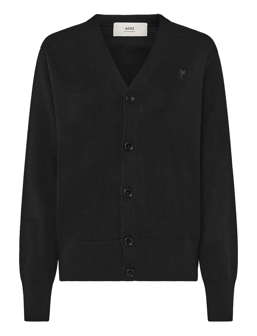 AMI - Ami De Coeur Cardigan - koftor - navy - 0