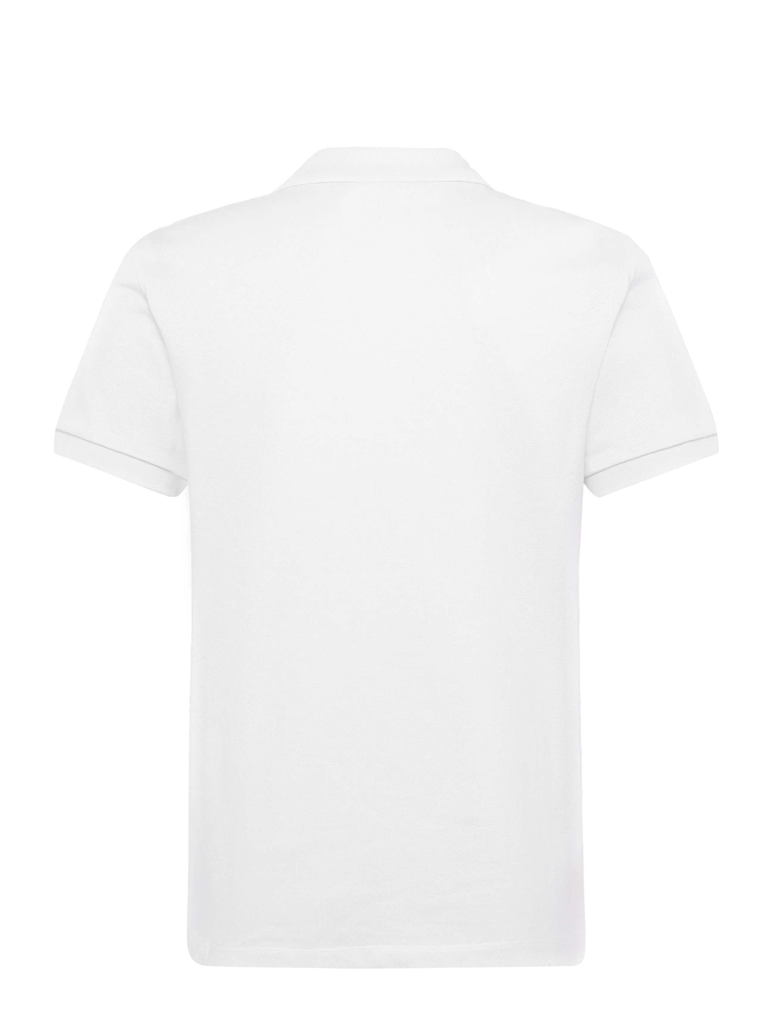 AMI - Pique Polo Shirt - white - 1