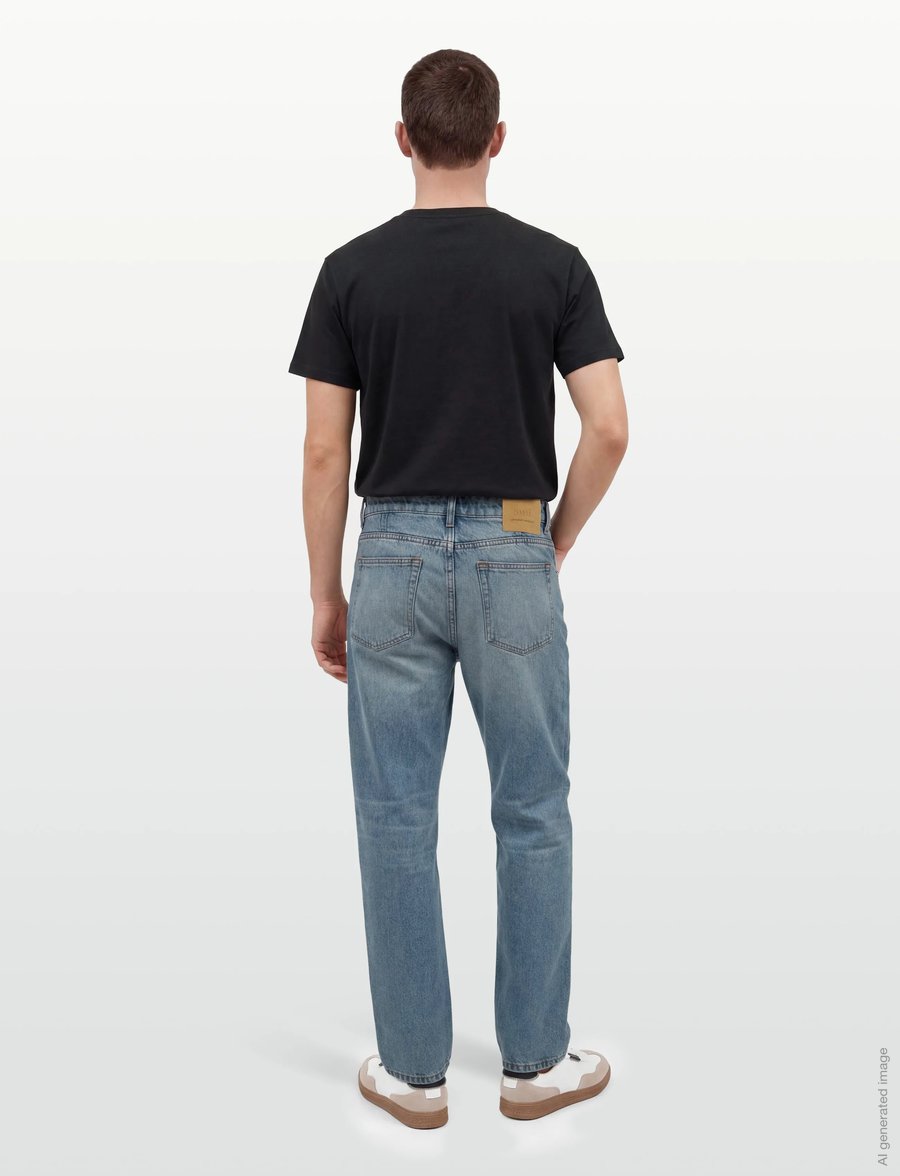 AMI - Classic Fit Jeans - normale jeans - blue - 4