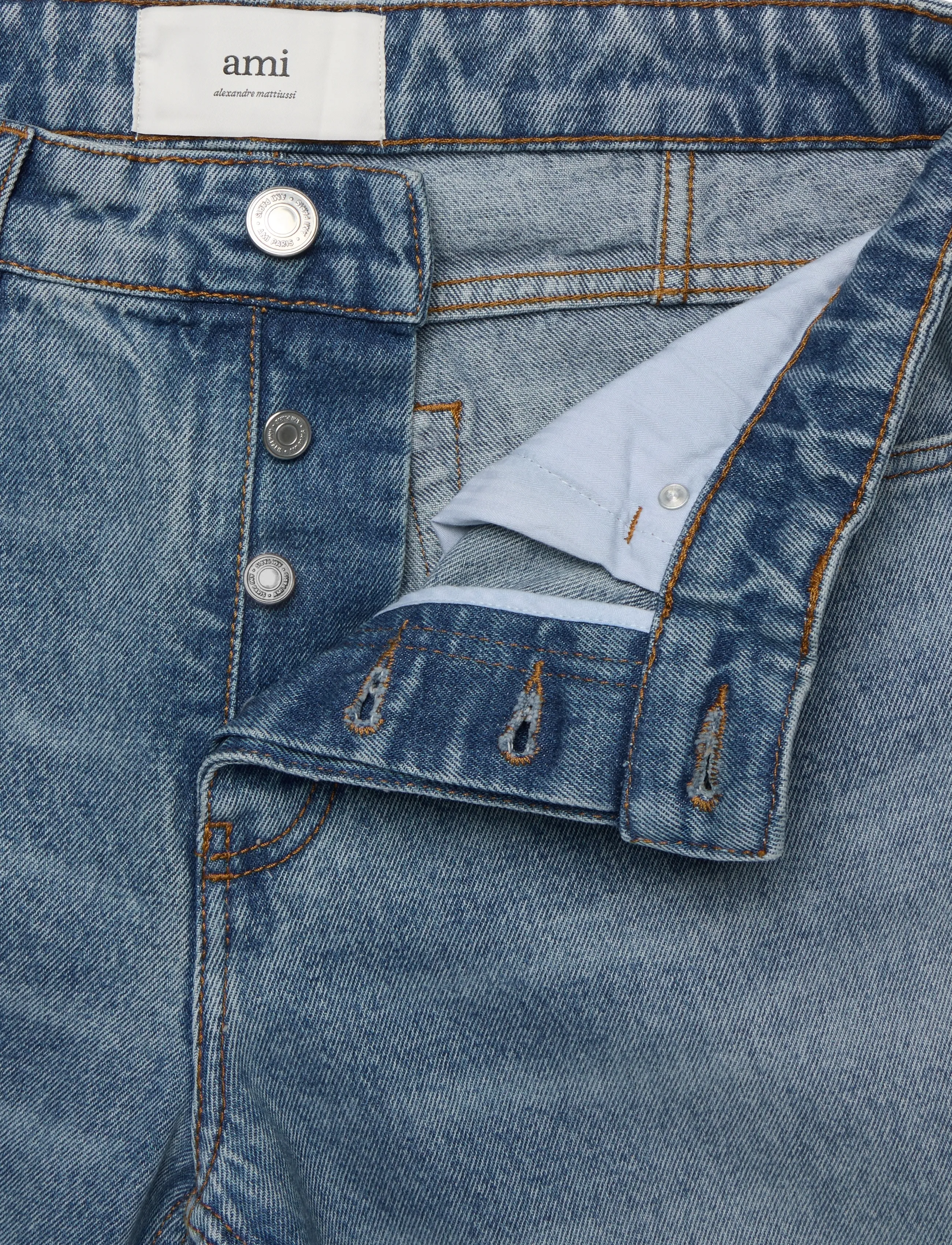 AMI - Classic Fit Jeans - regular jeans - blue - 3