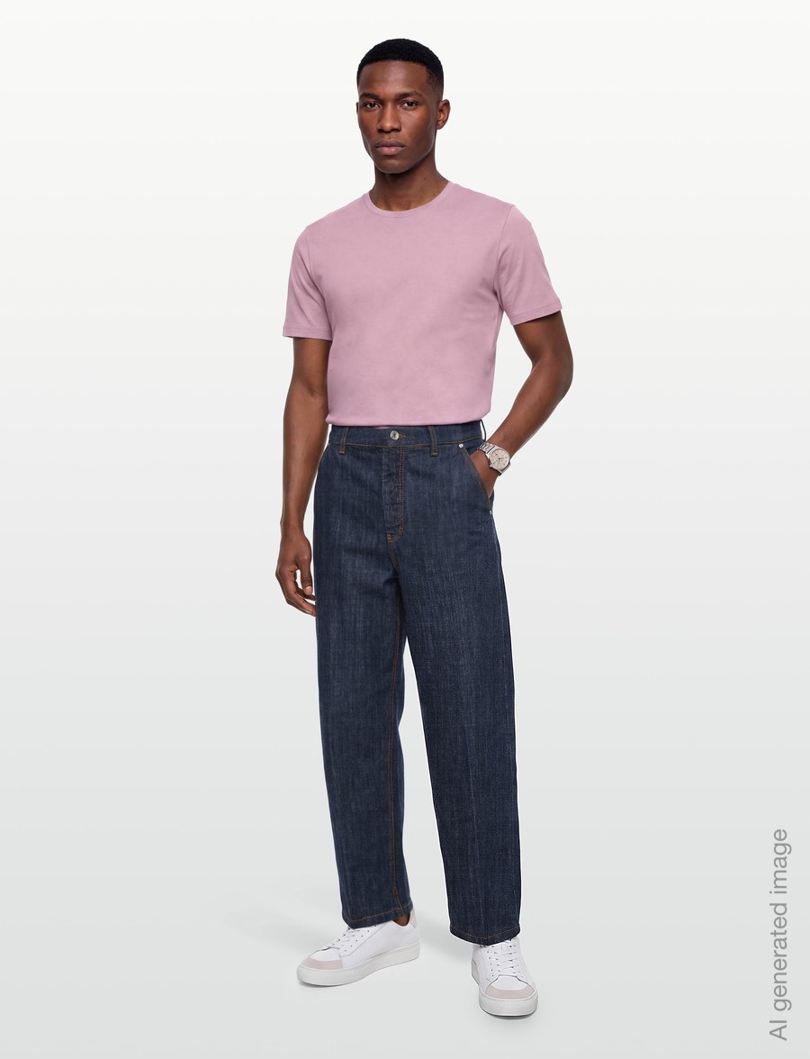AMI - Baloon Fit Jeans - weite jeans - blue - 0