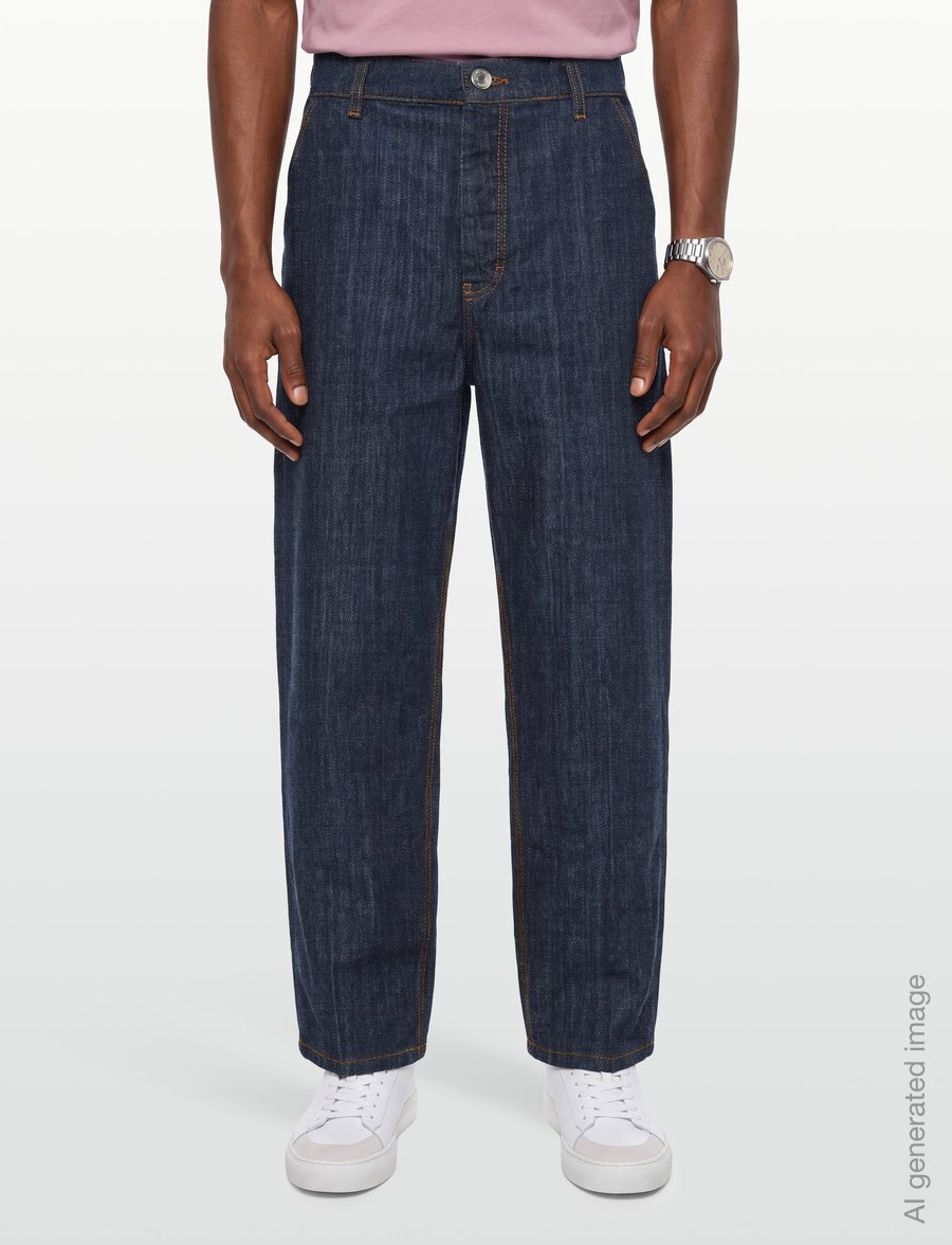AMI - Baloon Fit Jeans - weite jeans - blue - 3