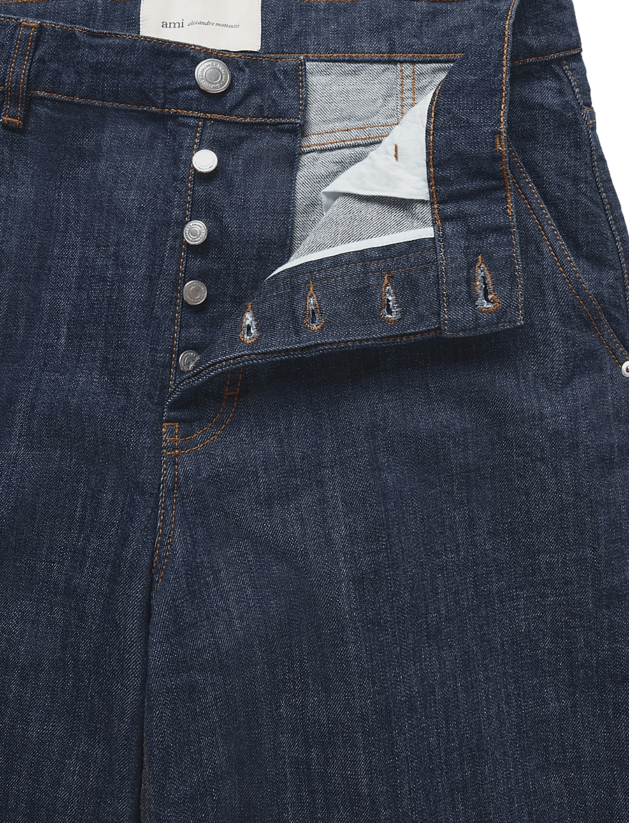 AMI - Baloon Fit Jeans - alt laienevad teksad - blue - 3