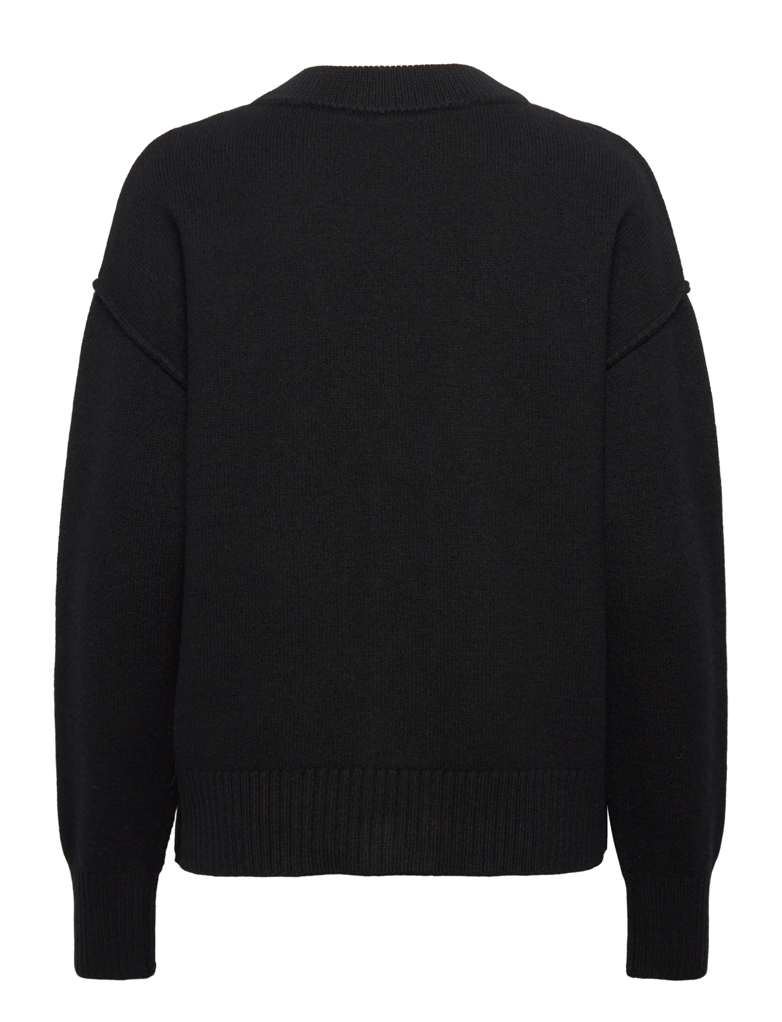 AMI - Ami De Coeur Cardigan - cardigans - black - 1