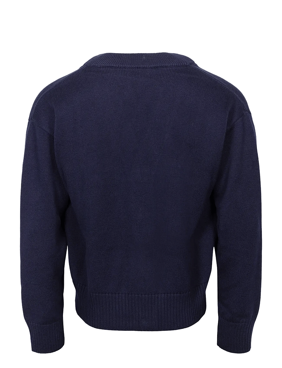AMI - Ami De Coeur Cardigan - kardiganid - blue - 1