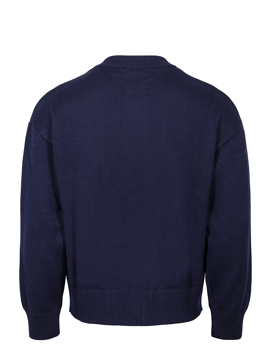 AMI - Ami De Coeur Cardigan - strickjacken - blue - 1
