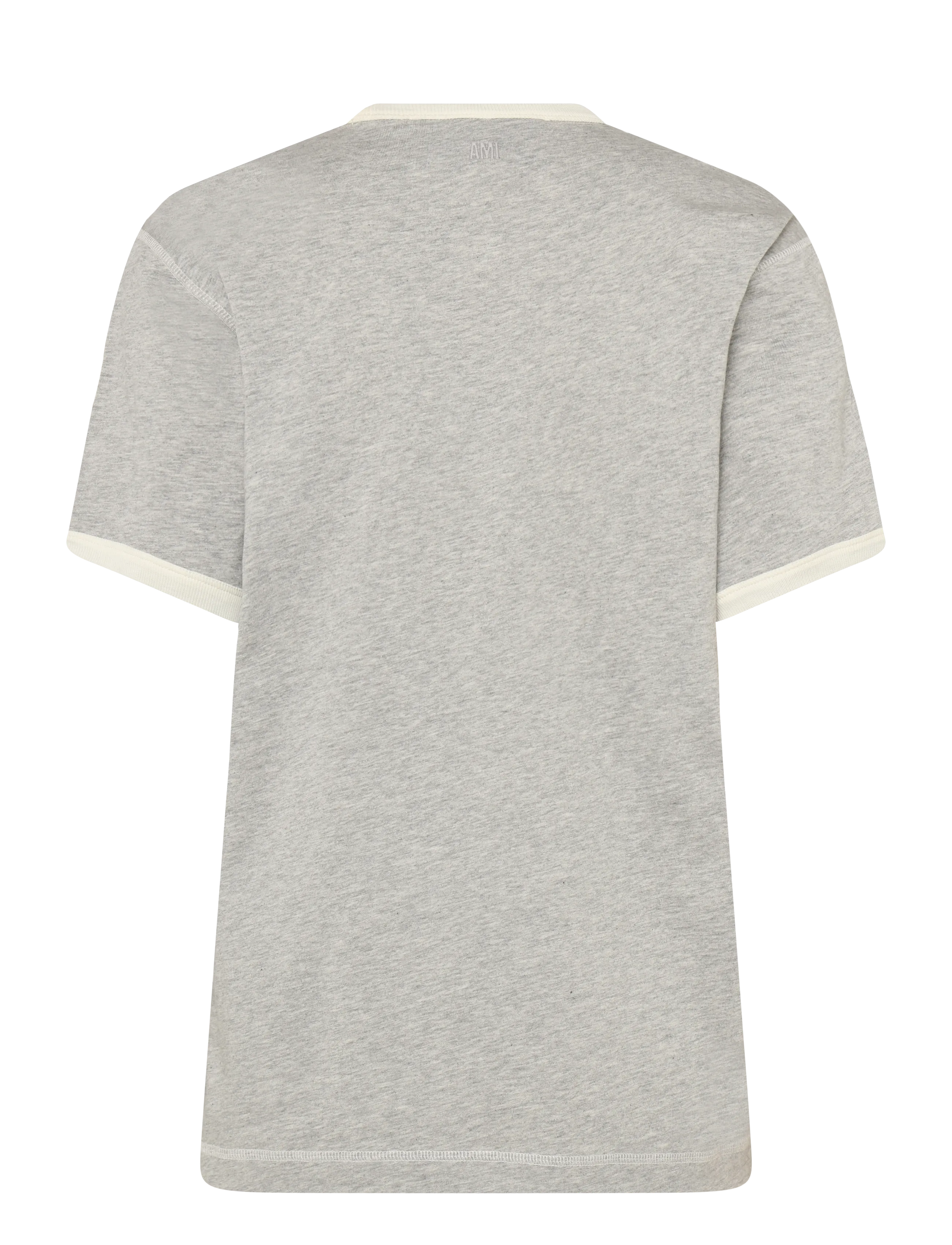 AMI - Short Sleeves T Shirt - grey - 1