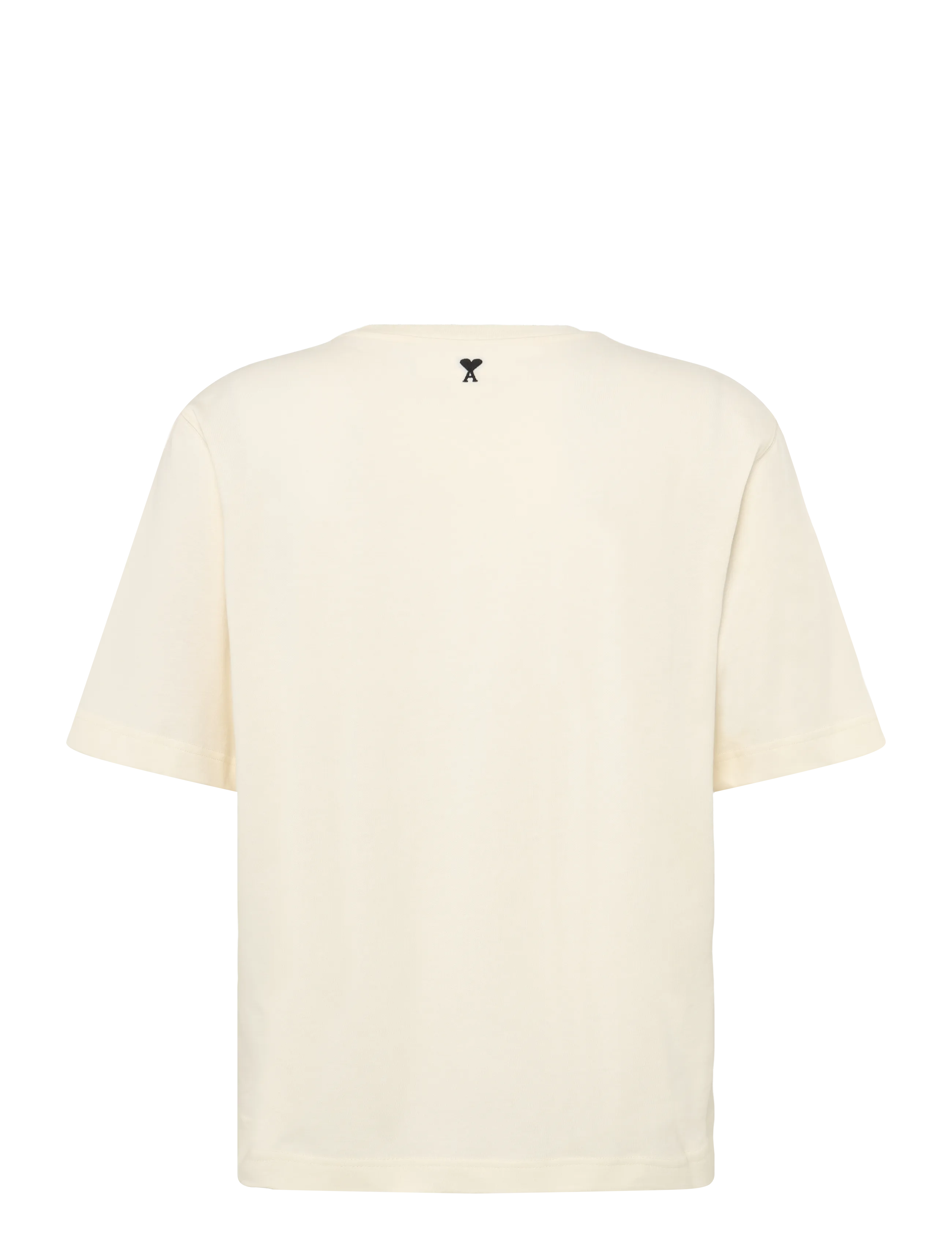 AMI - Short Sleeves T Shirt - beige - 1