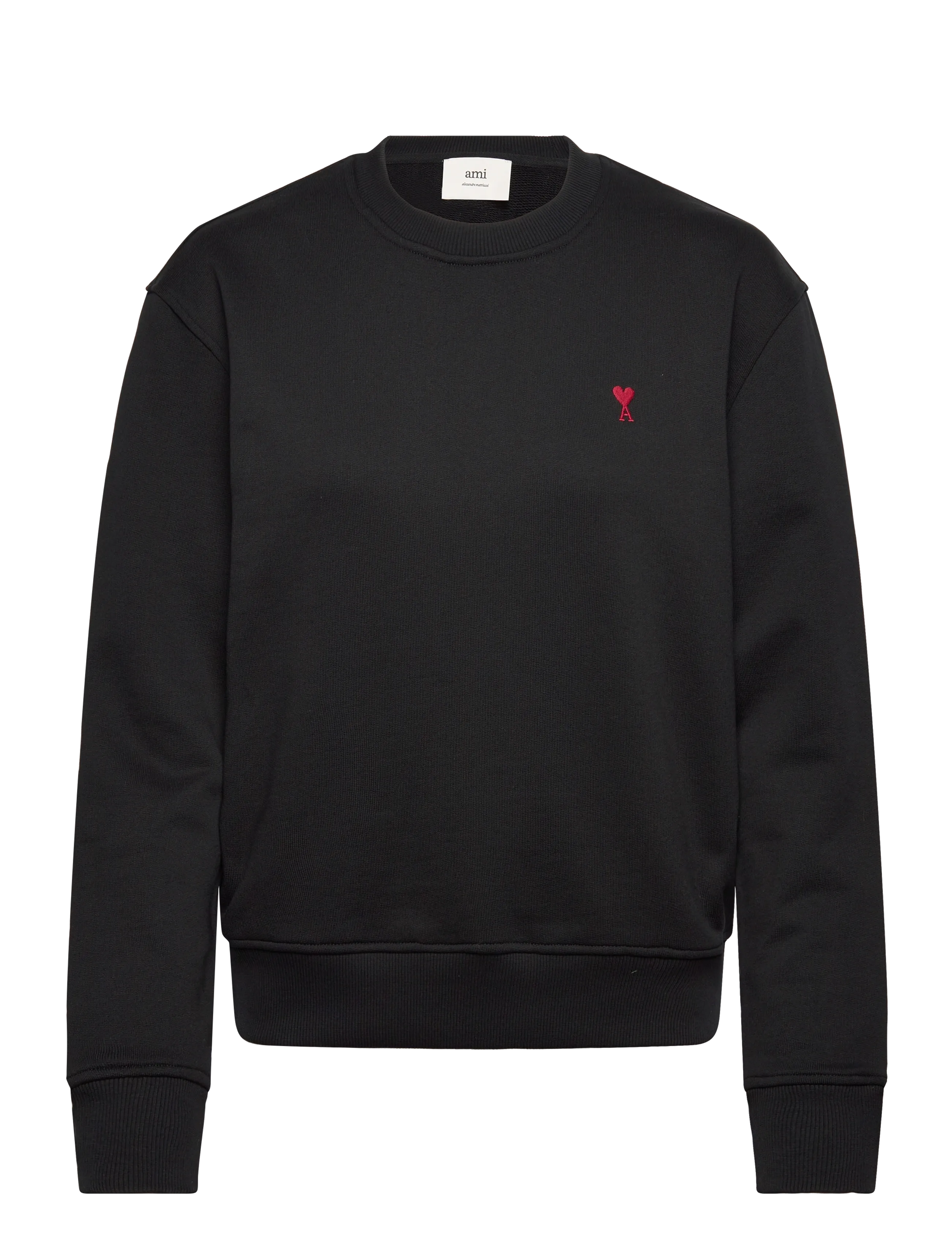 AMI RED AMI DE COEUR SWEATSHIRT - Sweatshirts - 001 : NOIR / black