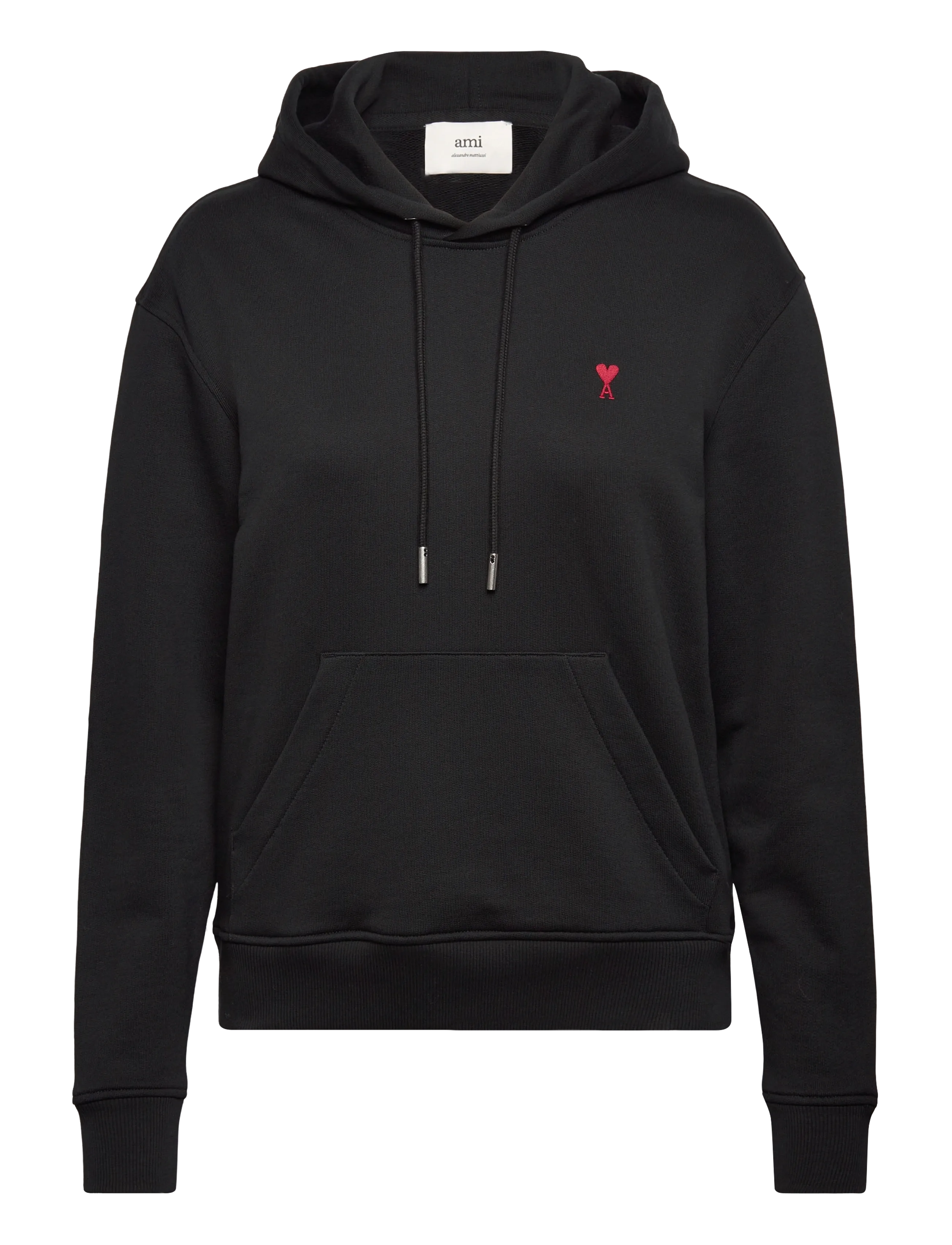 AMI RED AMI DE COEUR HOODIE - Sweatshirts - 001 : NOIR / black
