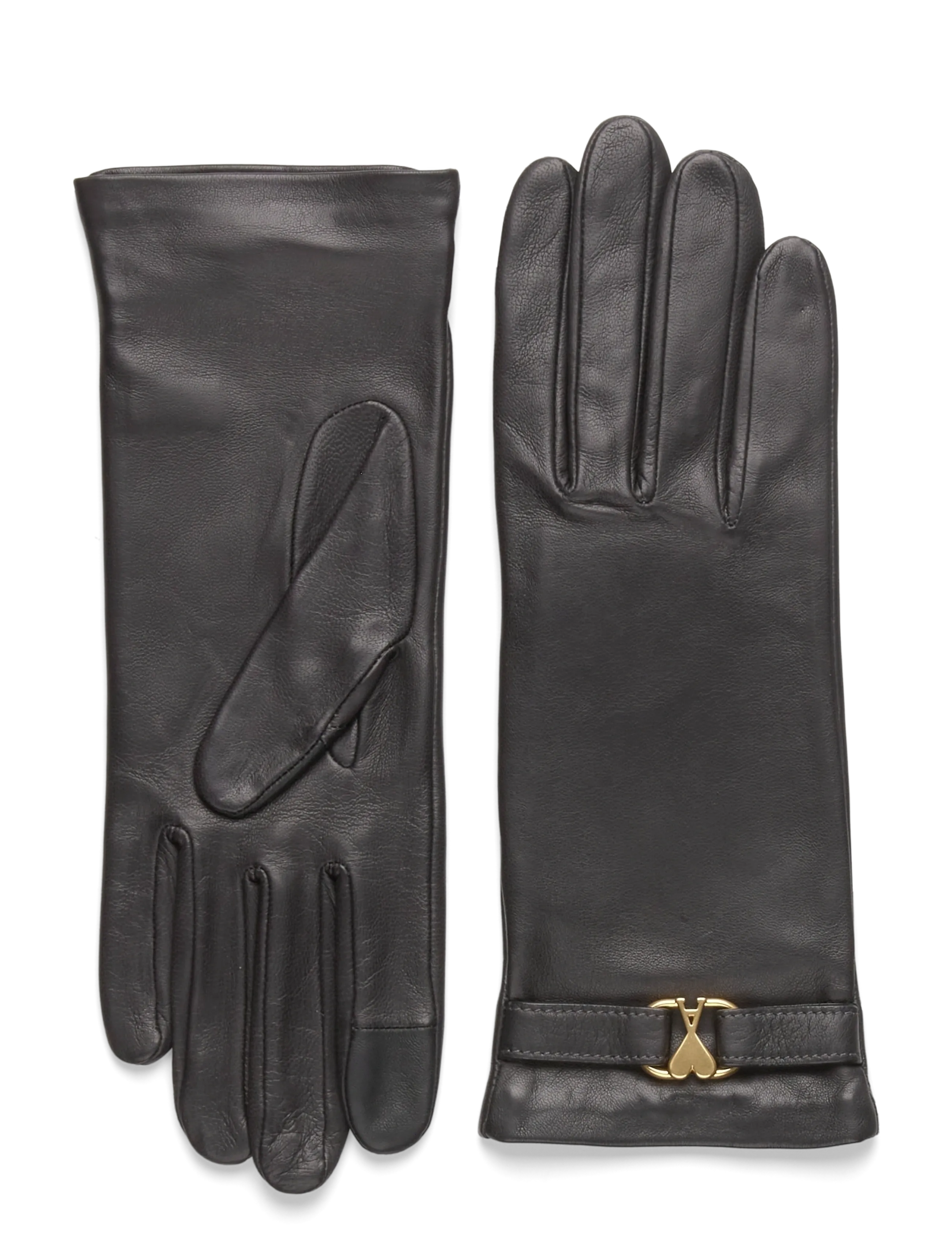 AMI Ami De Coeur Gloves, 7, Black, Handsker > Fingerhandsker, Dame