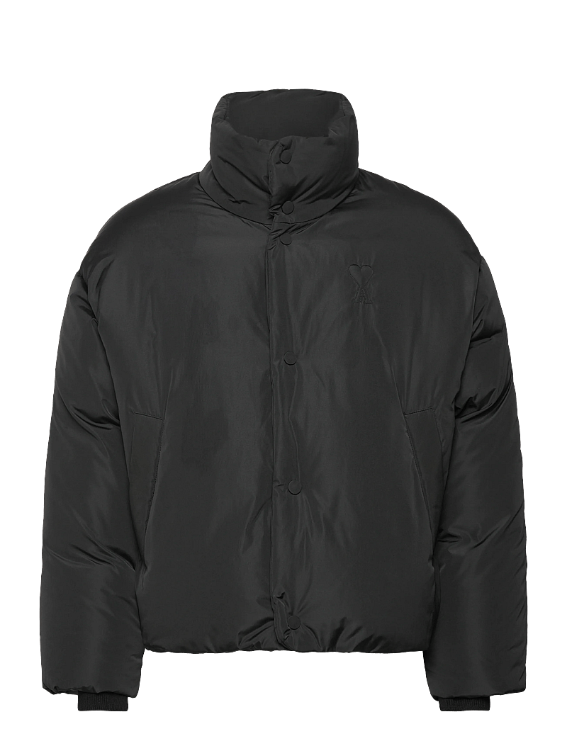 AMI - AMI DE COEUR DOWN JACKET - padded jackets - 001 : noir - 0