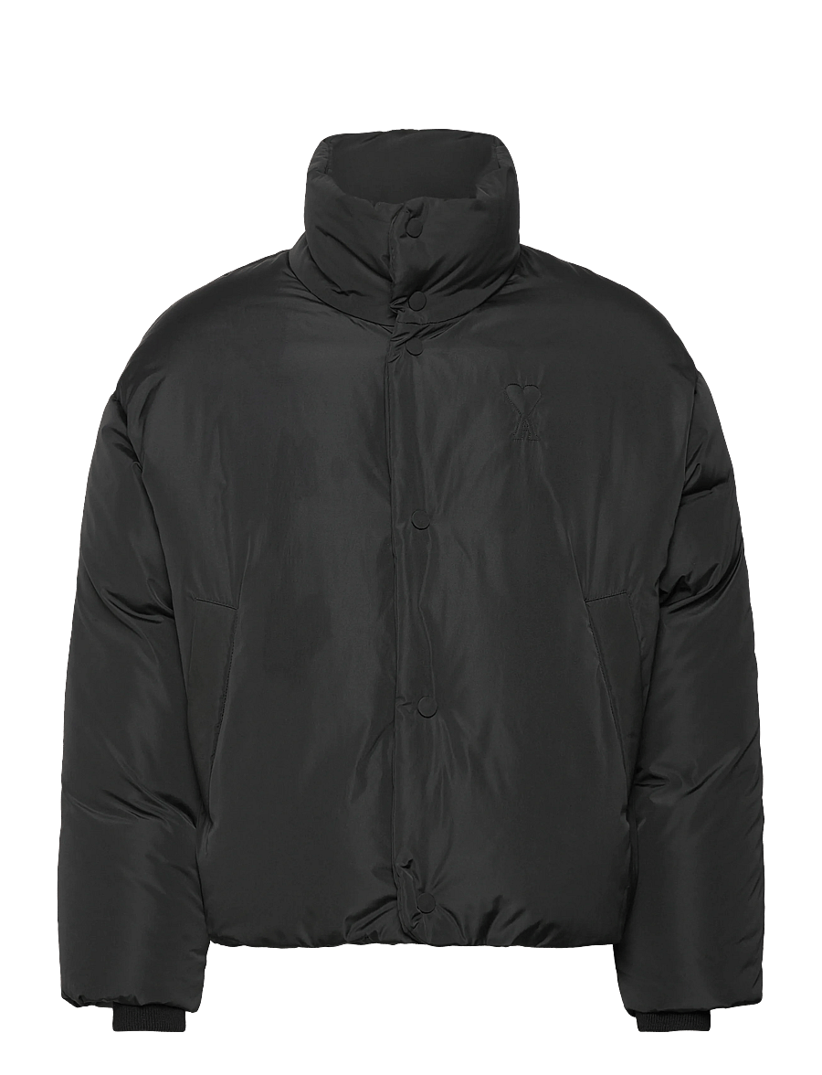 AMI - AMI DE COEUR DOWN JACKET - daunenjacken - 001 : noir - 0
