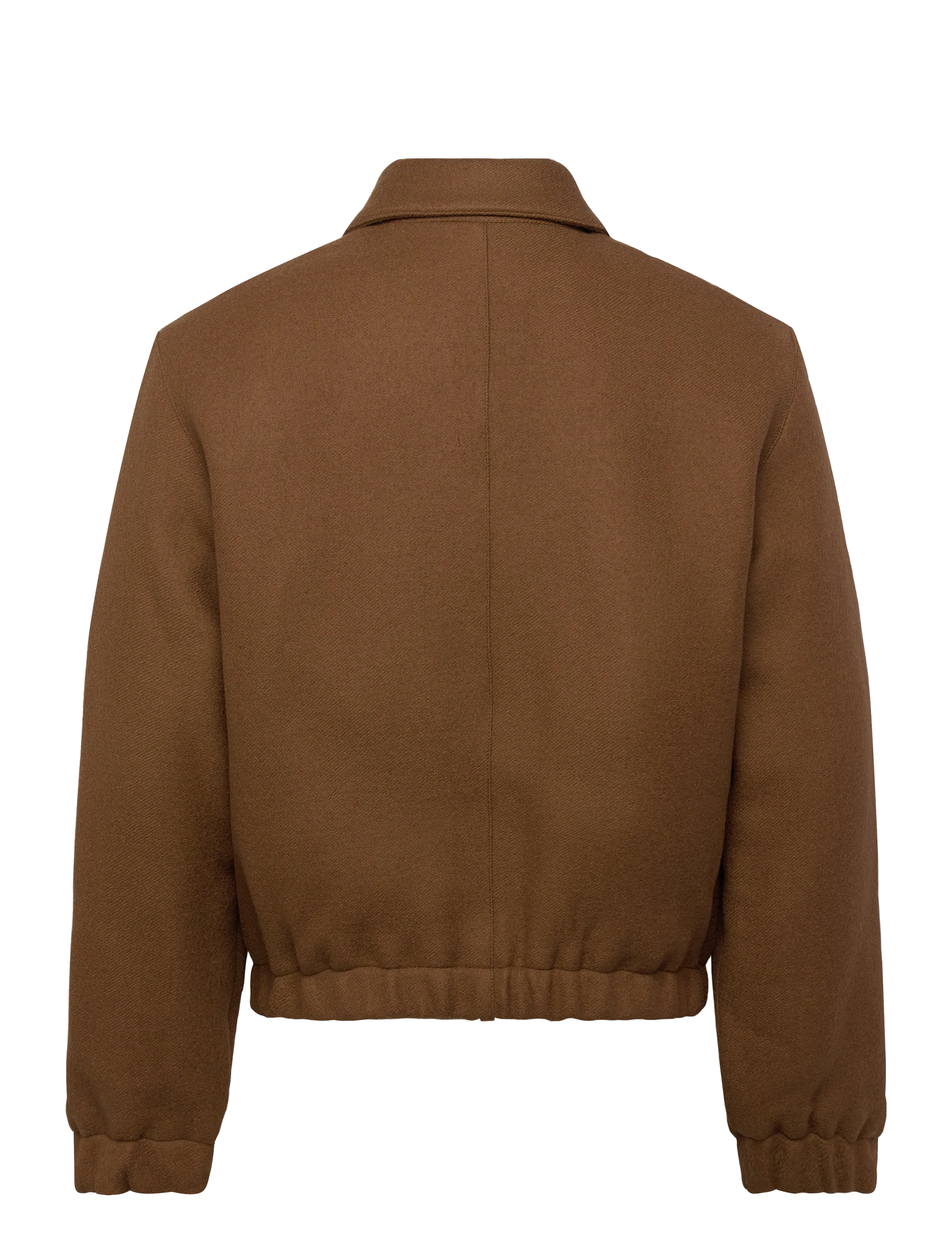 AMI - AMI DE COEUR ZIPPED JACKET - 216 : noisette - 1