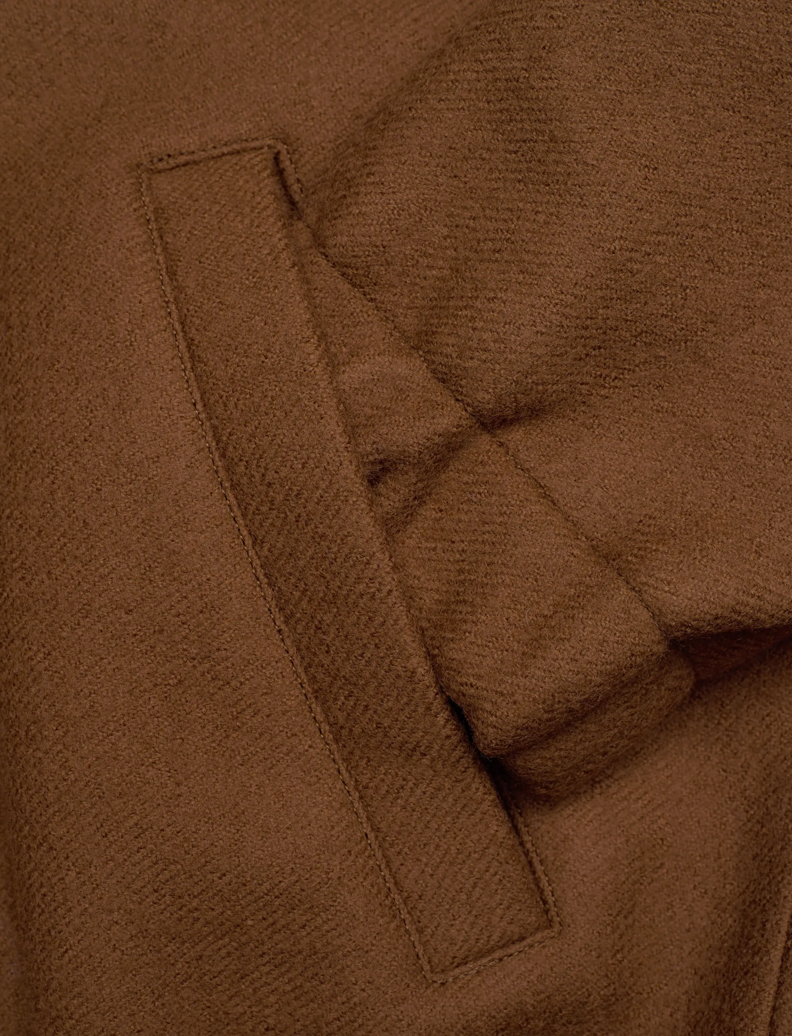 AMI - AMI DE COEUR ZIPPED JACKET - 216 : noisette - 3