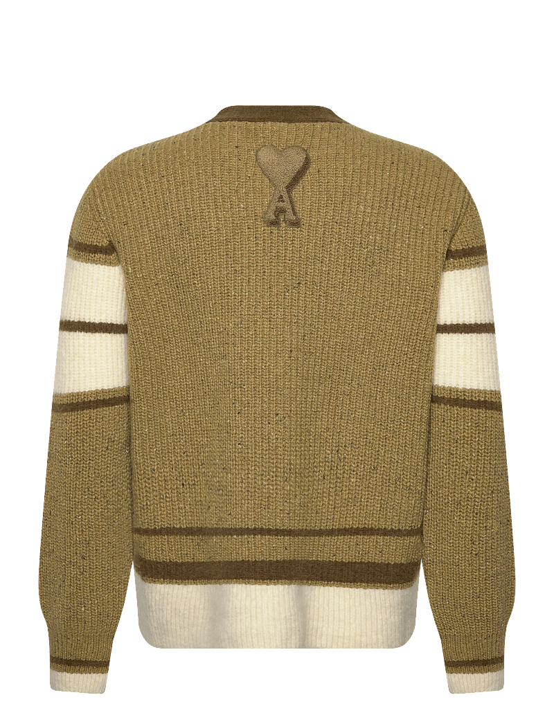 AMI - COLLEGE CARDIGAN - koftor - 374 : vert lichen - 1