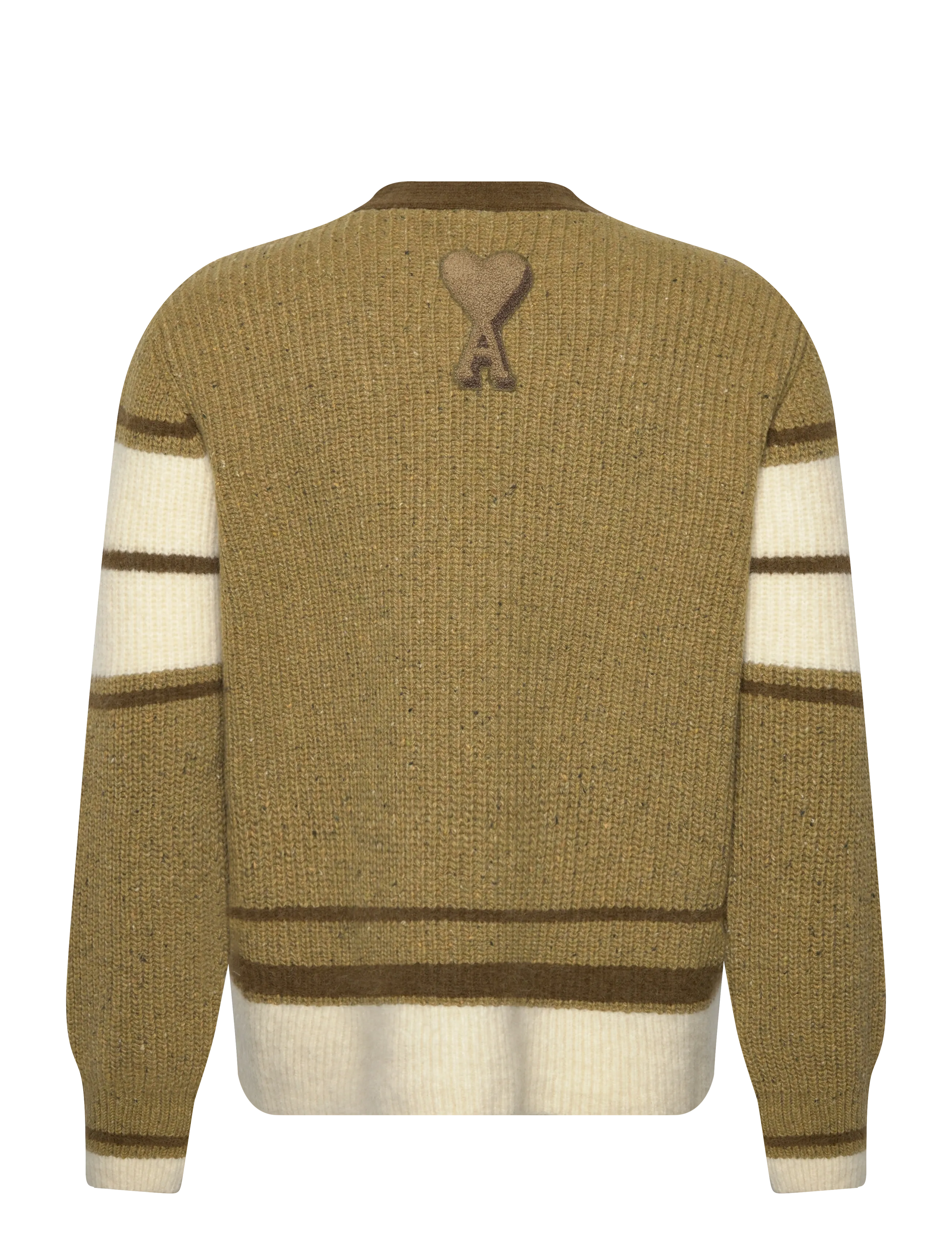 AMI - COLLEGE CARDIGAN - kardiganid - 374 : vert lichen - 1
