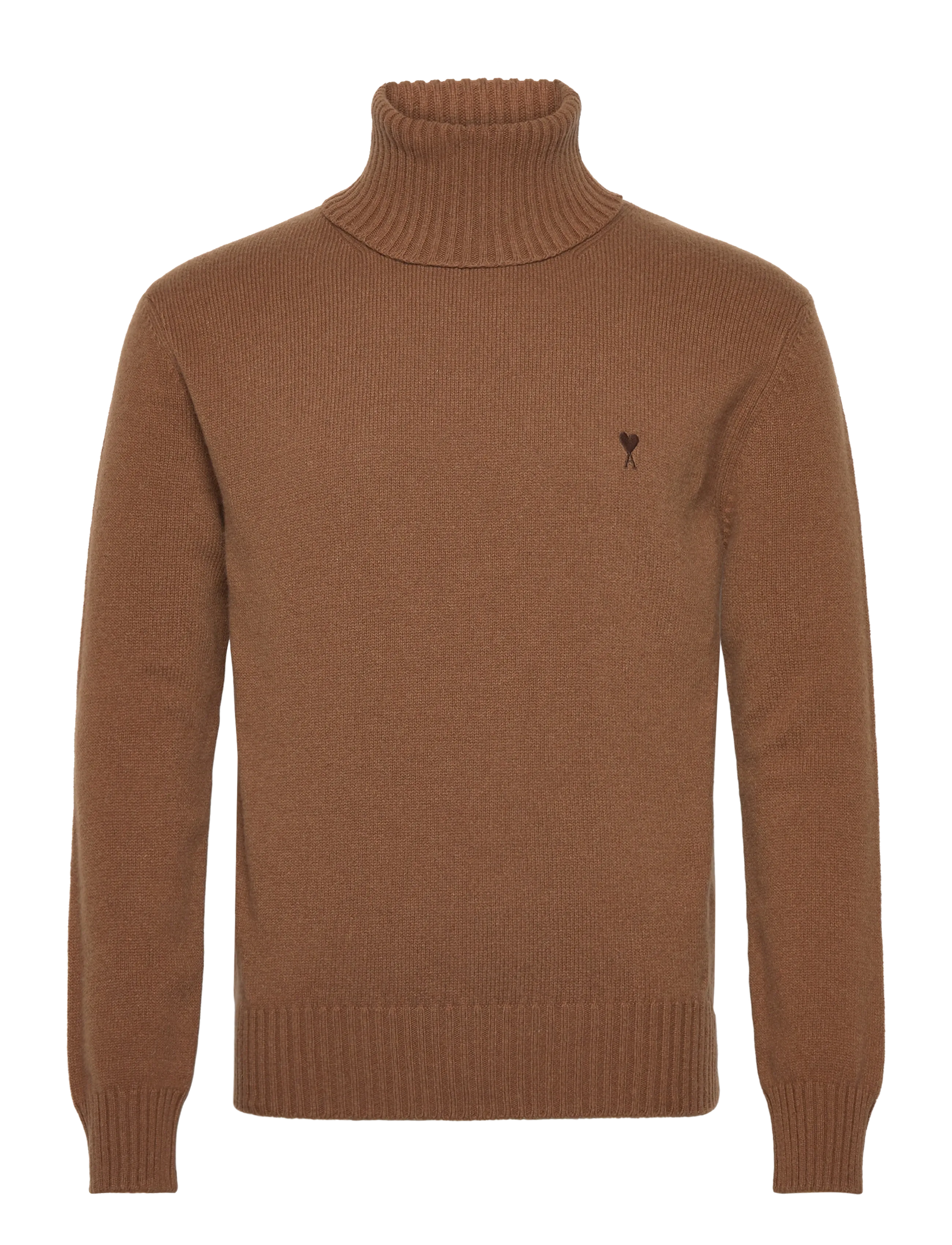 AMI AMI DE COEUR TURTLE NECK SWEATER - Kleidung - 216 : NOISETTE / brown